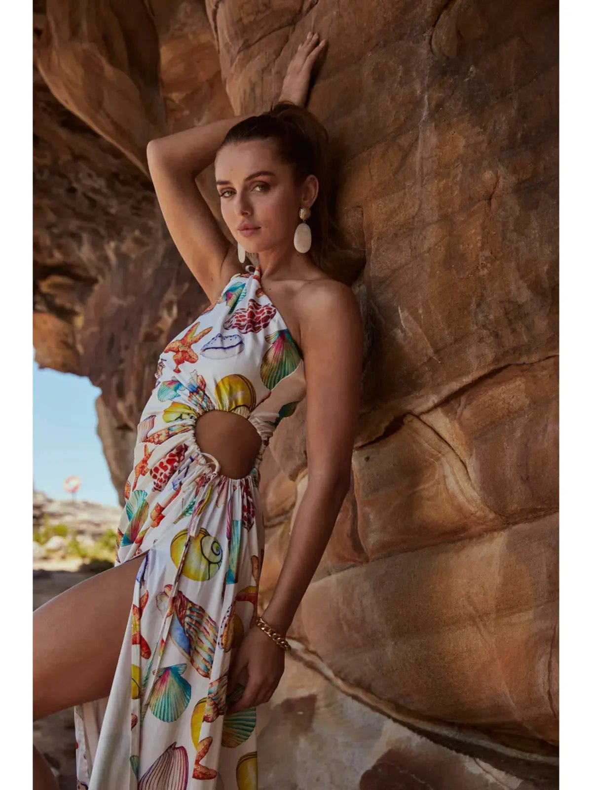 Sonya Moda Nour De La Mer Dress in Print Size AU 14 photo 4