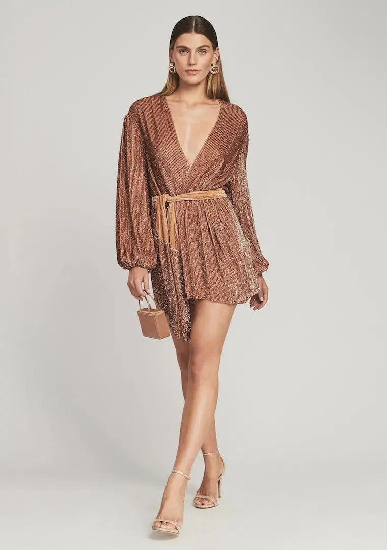 Natalie Rolt Anastasia Mini Dress in Espresso Size 1 / AU 8 photo 4