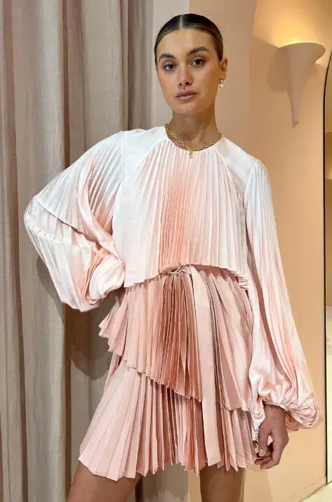 Acler Barnard Dress Gradient Pink Size 8 photo 2