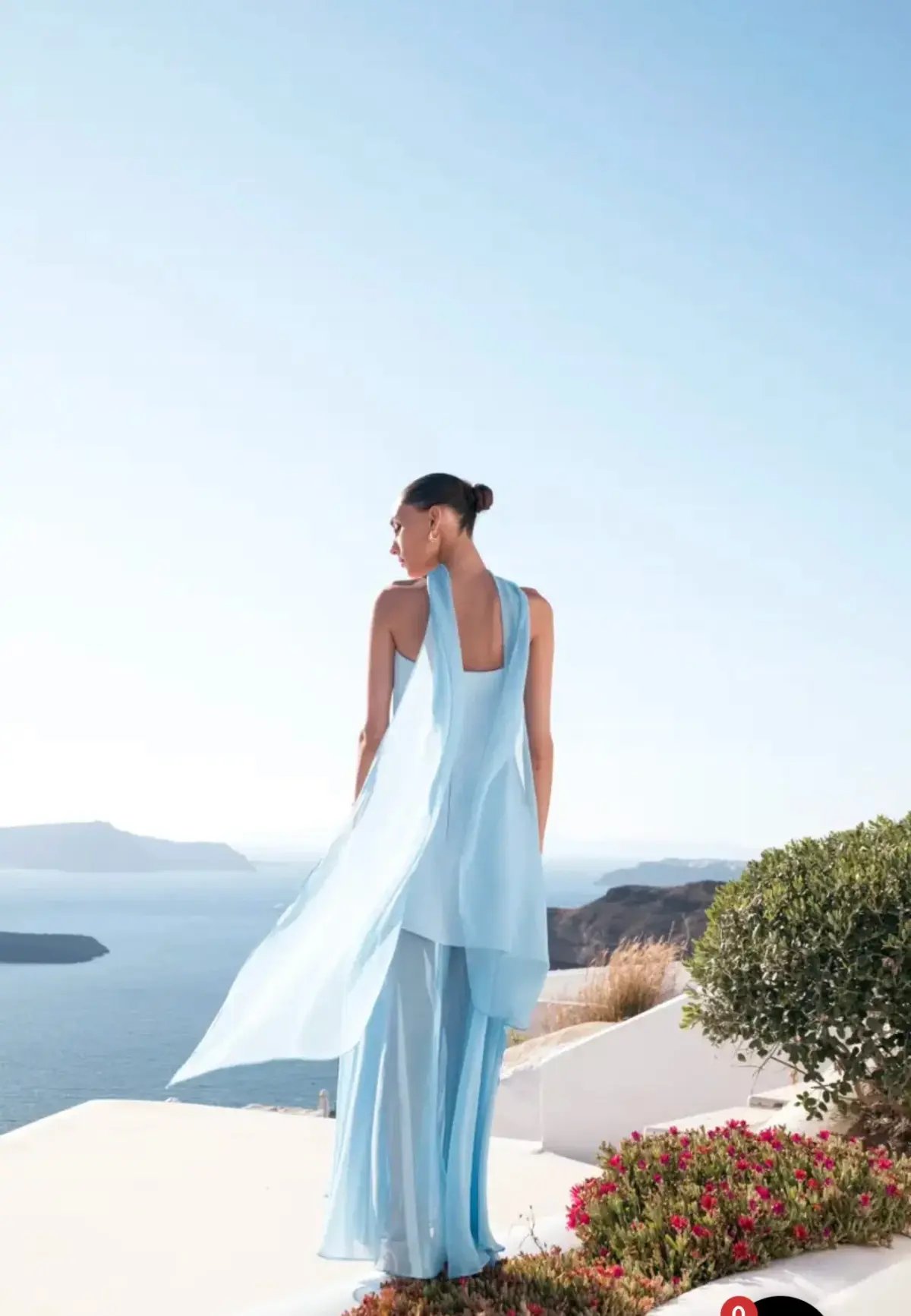 Matters Store Monaco Dress Sky Blue Size 10 photo 4