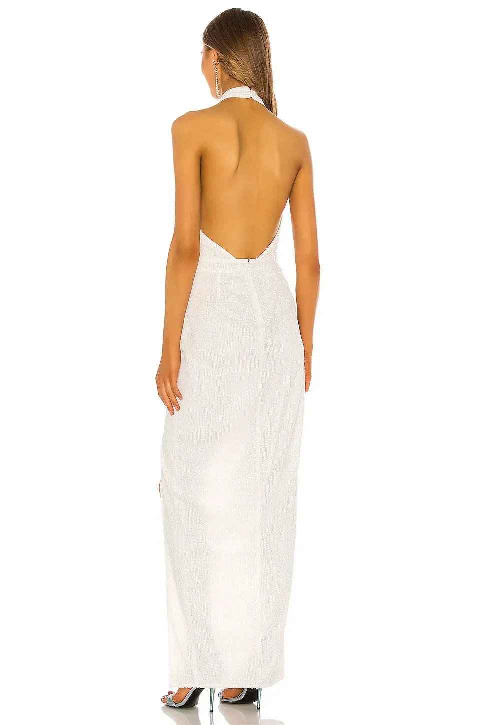 Michael Costello X Revolve Soraya Gown in White Size M / AU 10 photo 3