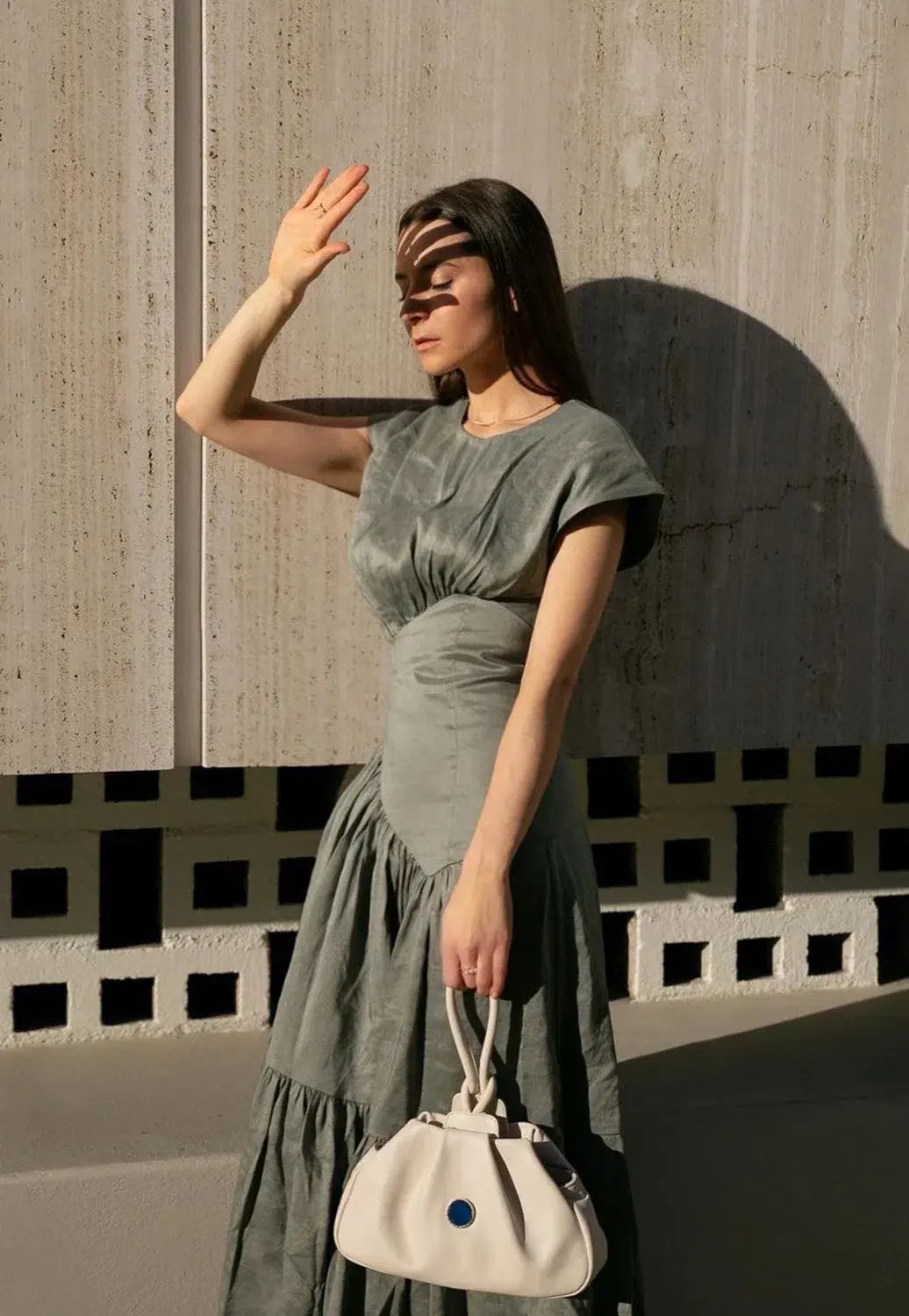 Aje Reflection Dress in Oakmoss photo 5