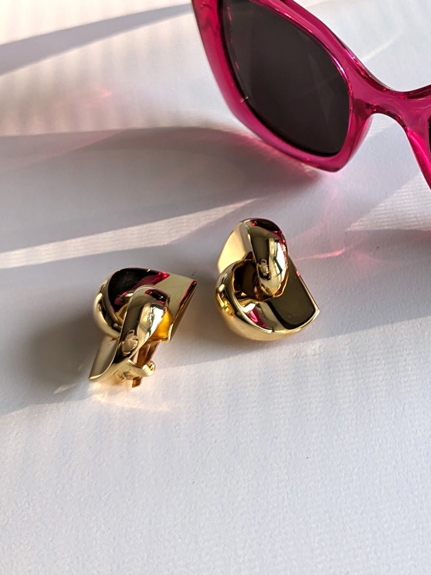 Dior Vintage Gold CD Earrings photo 4