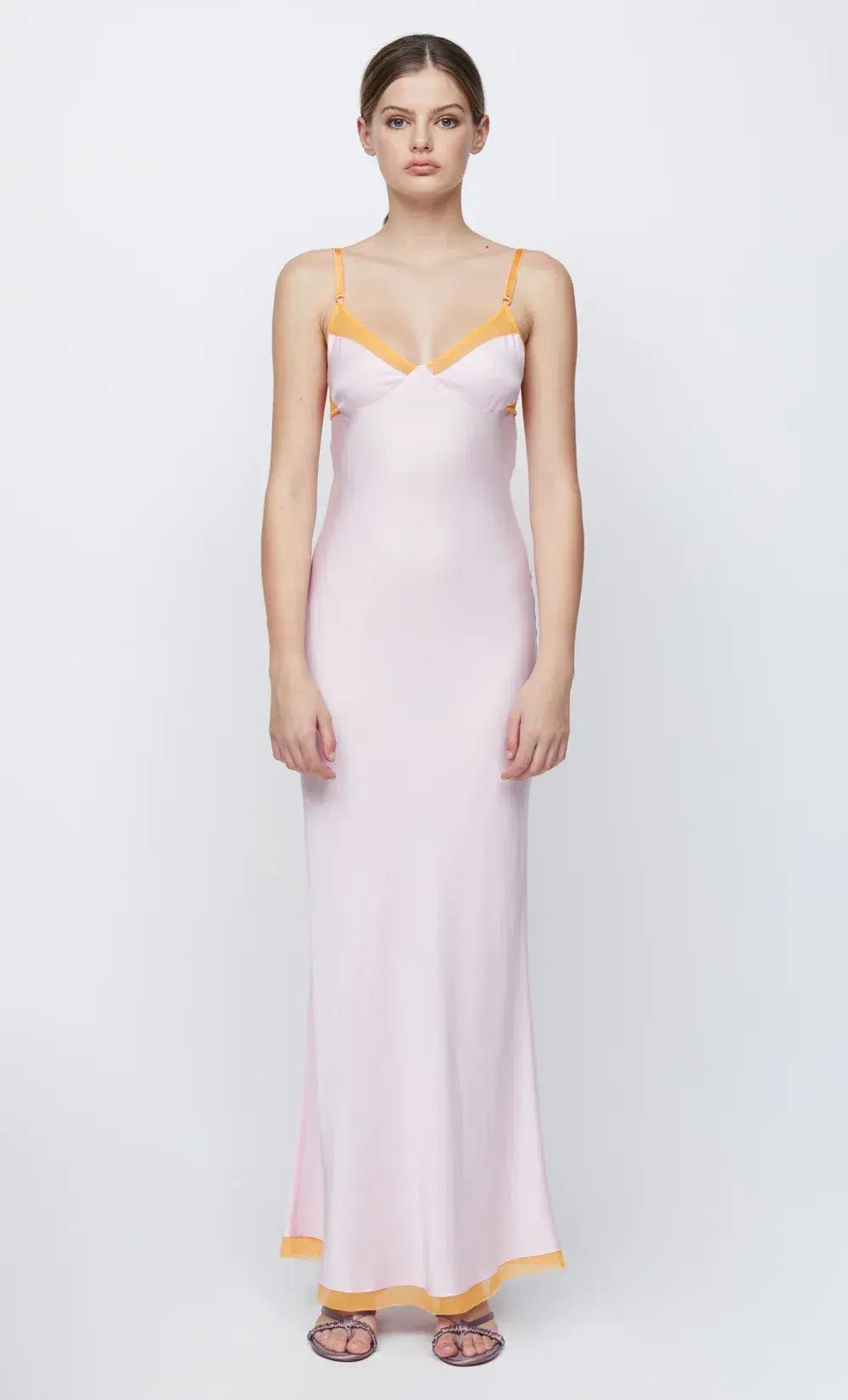 Bec & Bridge Joelle Maxi Dress In Quartz/Tangerine Size 8 photo 5