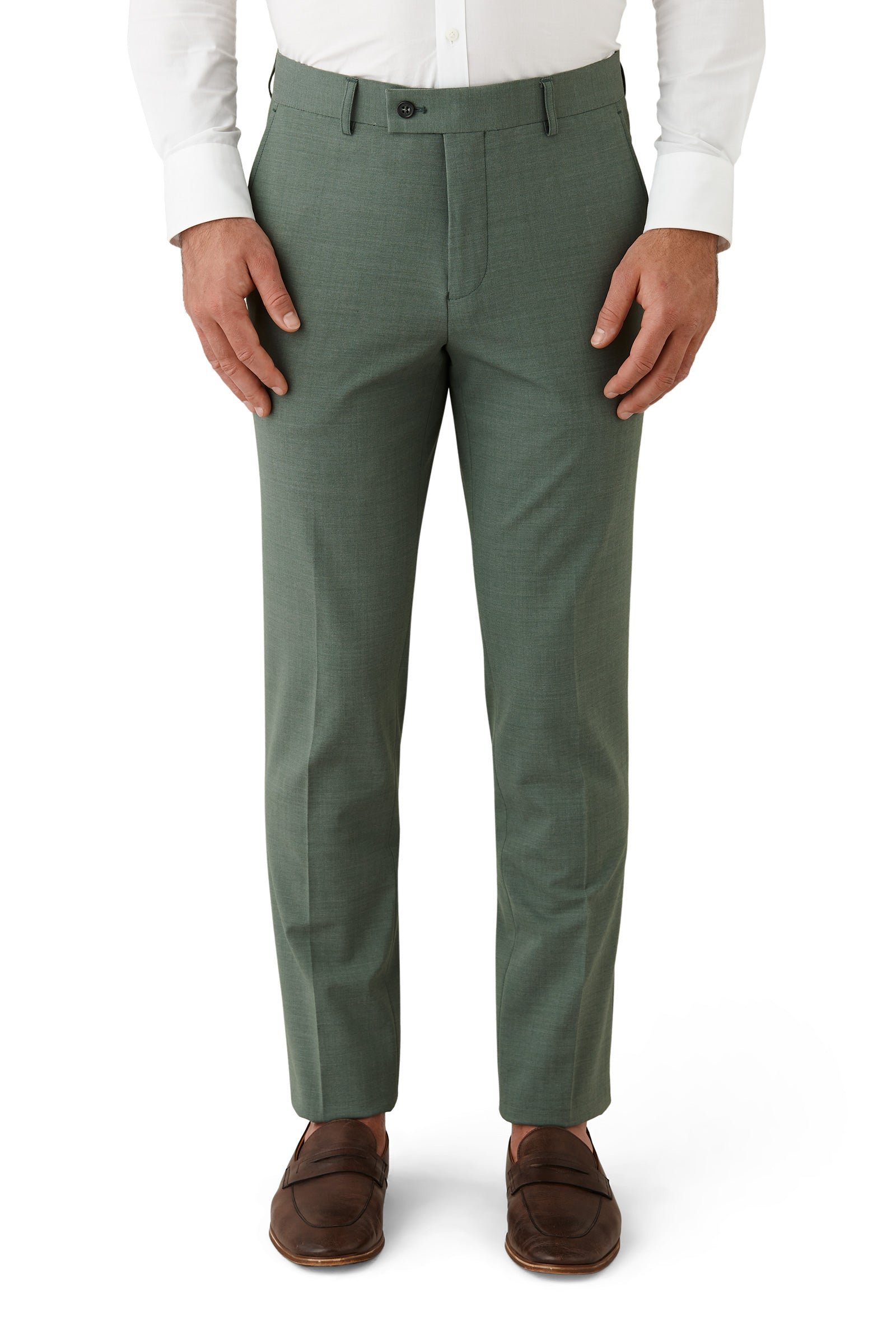 Uber Stone Green Marvin Suit Trouser photo 3