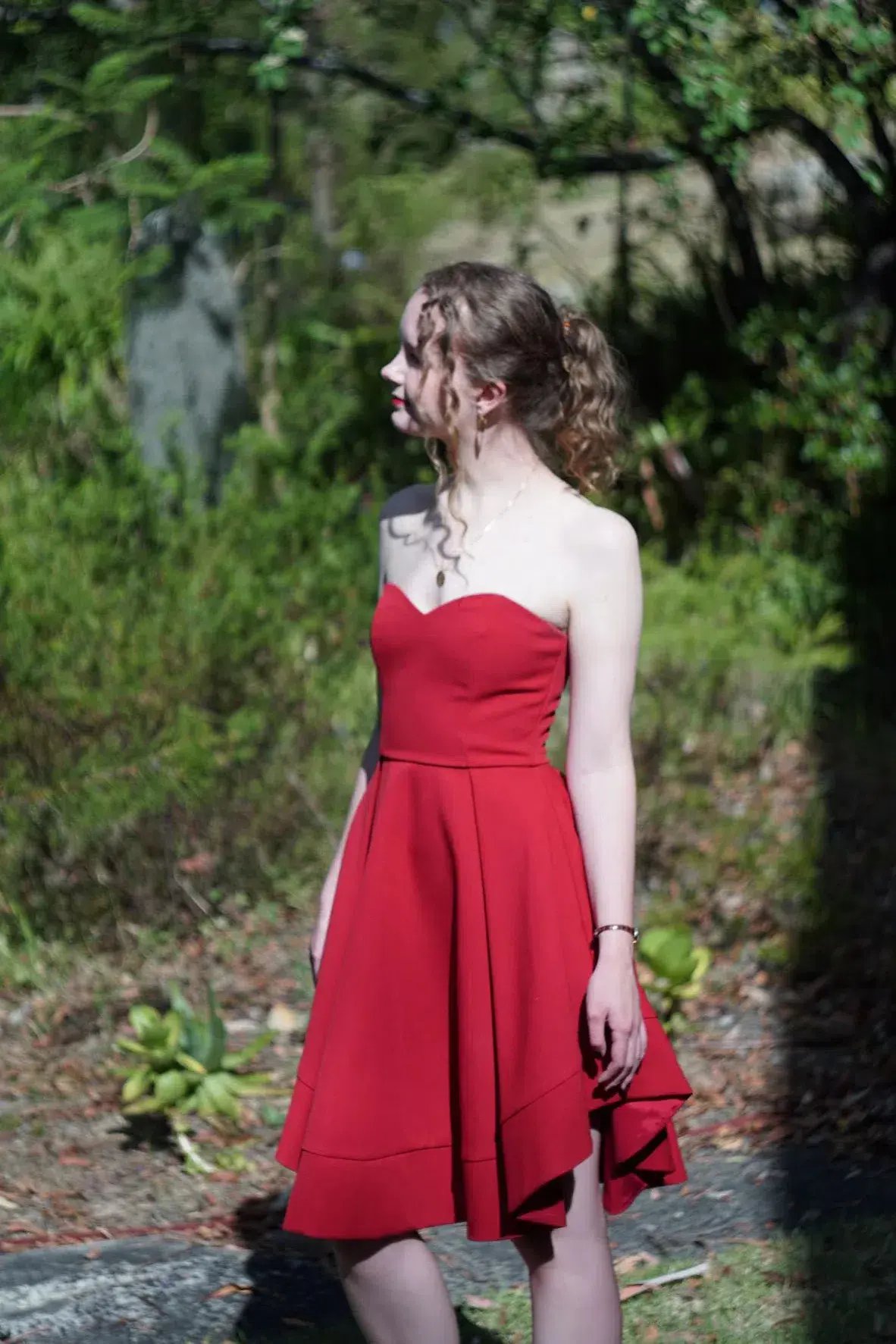 Pilgrim Midnight Chaos Dress in Red Size 6 photo 4