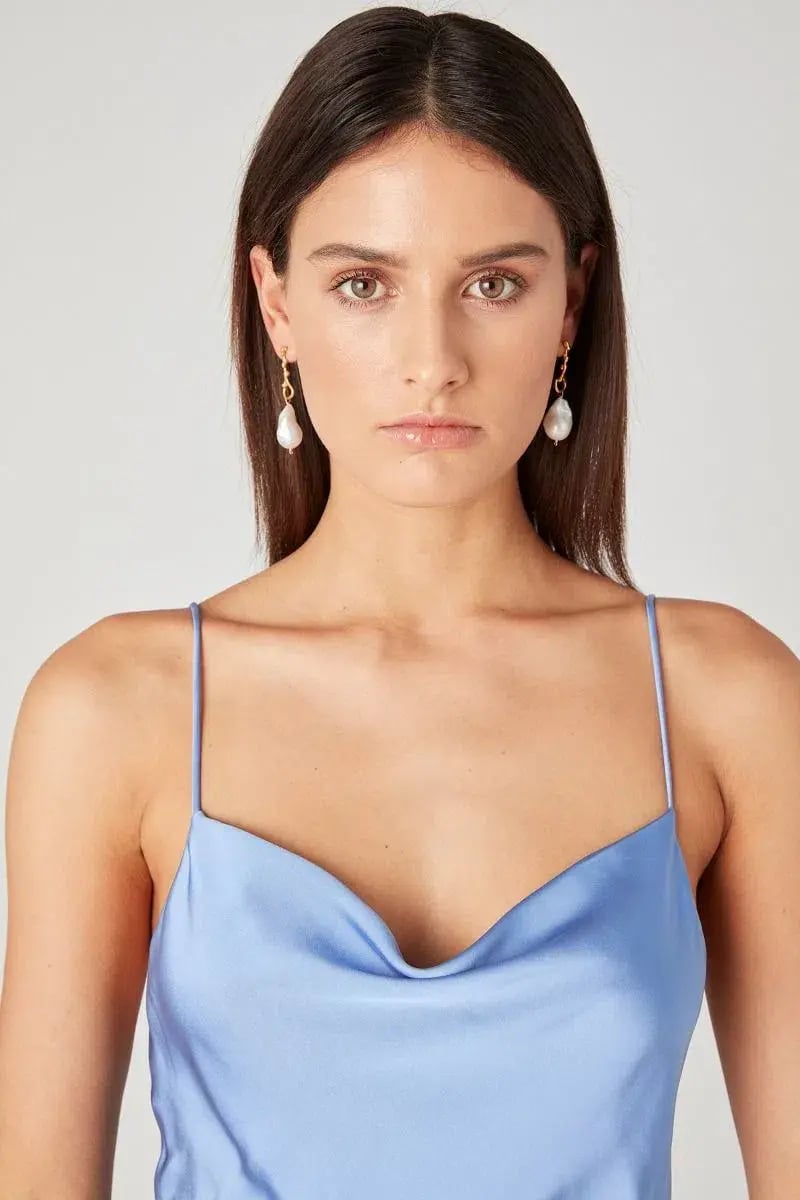 Camilla And Marc Monroe Slip Dress Blue Size AU 10 photo 4