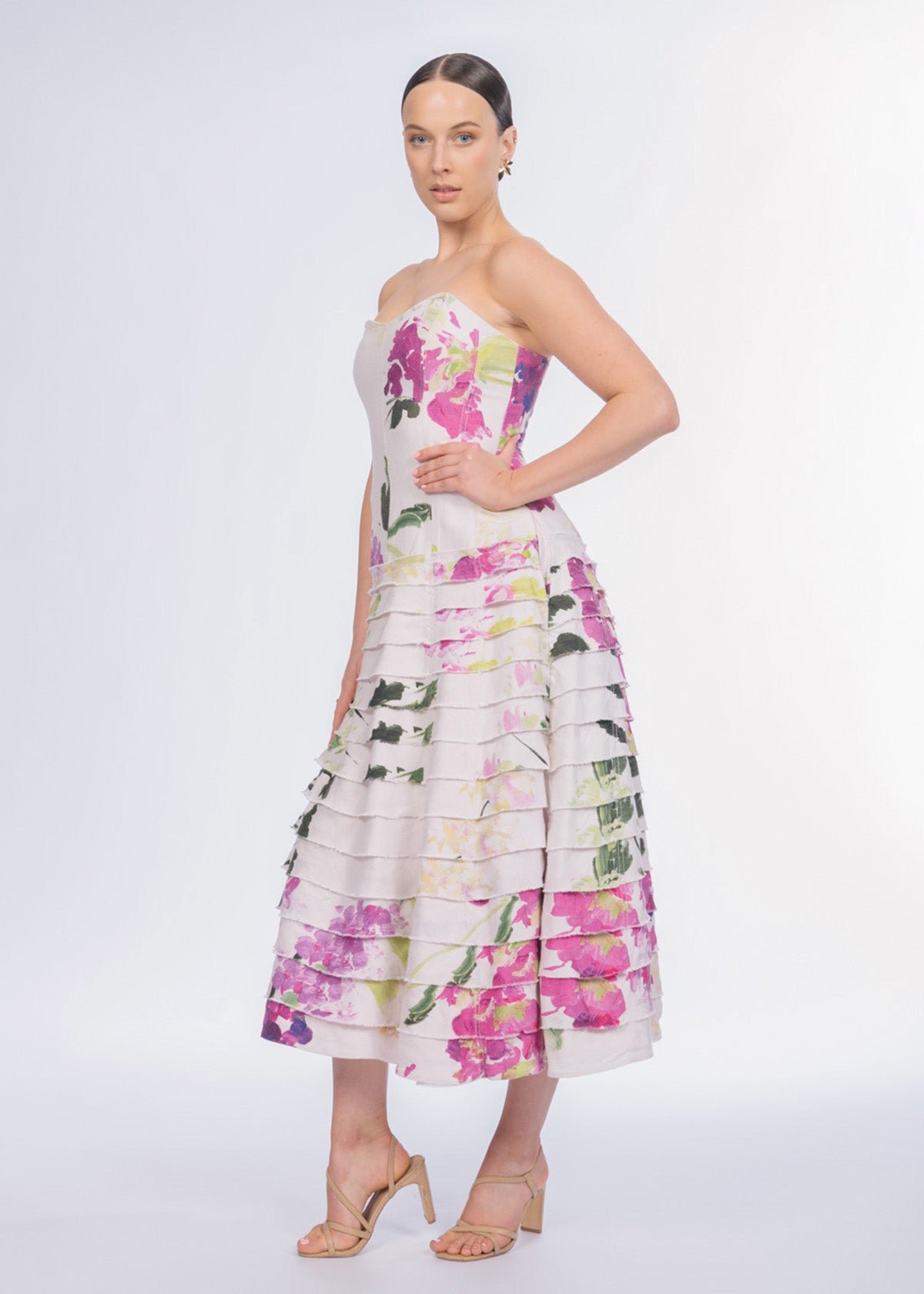 Victoria Gown in Wild Hydrangea photo 3