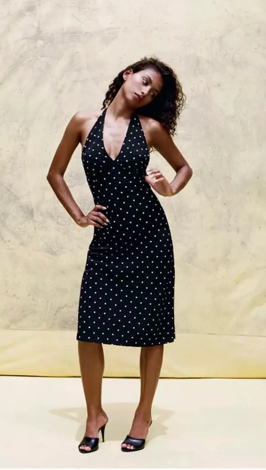 Realisation Par The Sadie Midi dress in Petite Spot Size 8/S photo 3