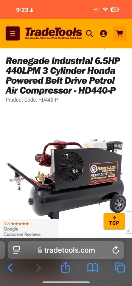 Air compressor hire photo 5