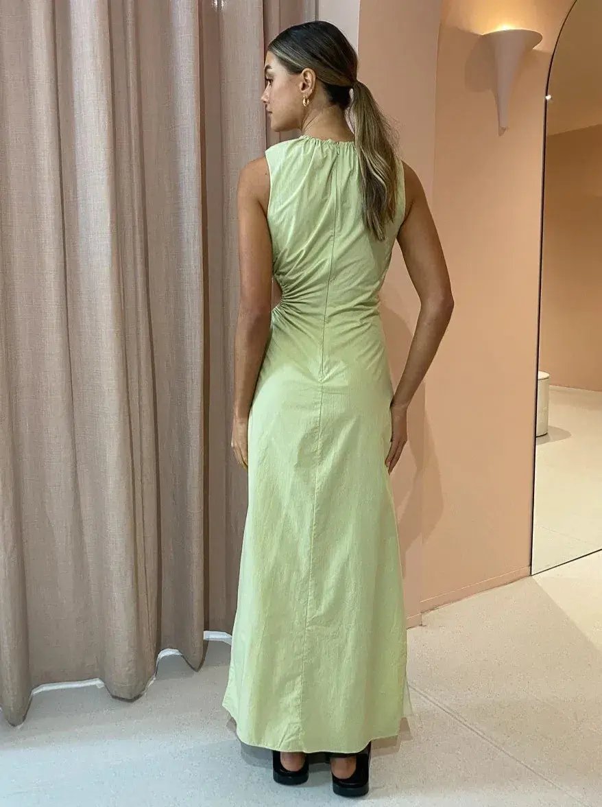 Sir the Label Mason Laced Dress Pistachio Green Size 8 photo 4