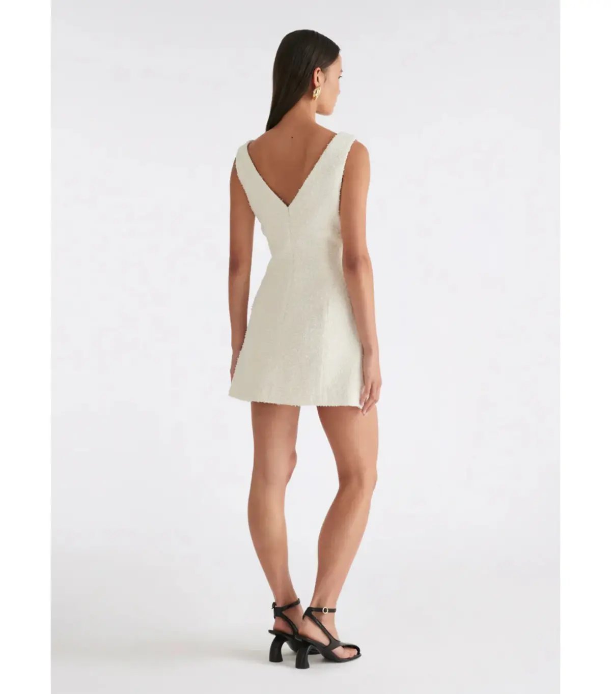 Anna Quan Bella Mini Dress Porcelain Size 10 photo 5