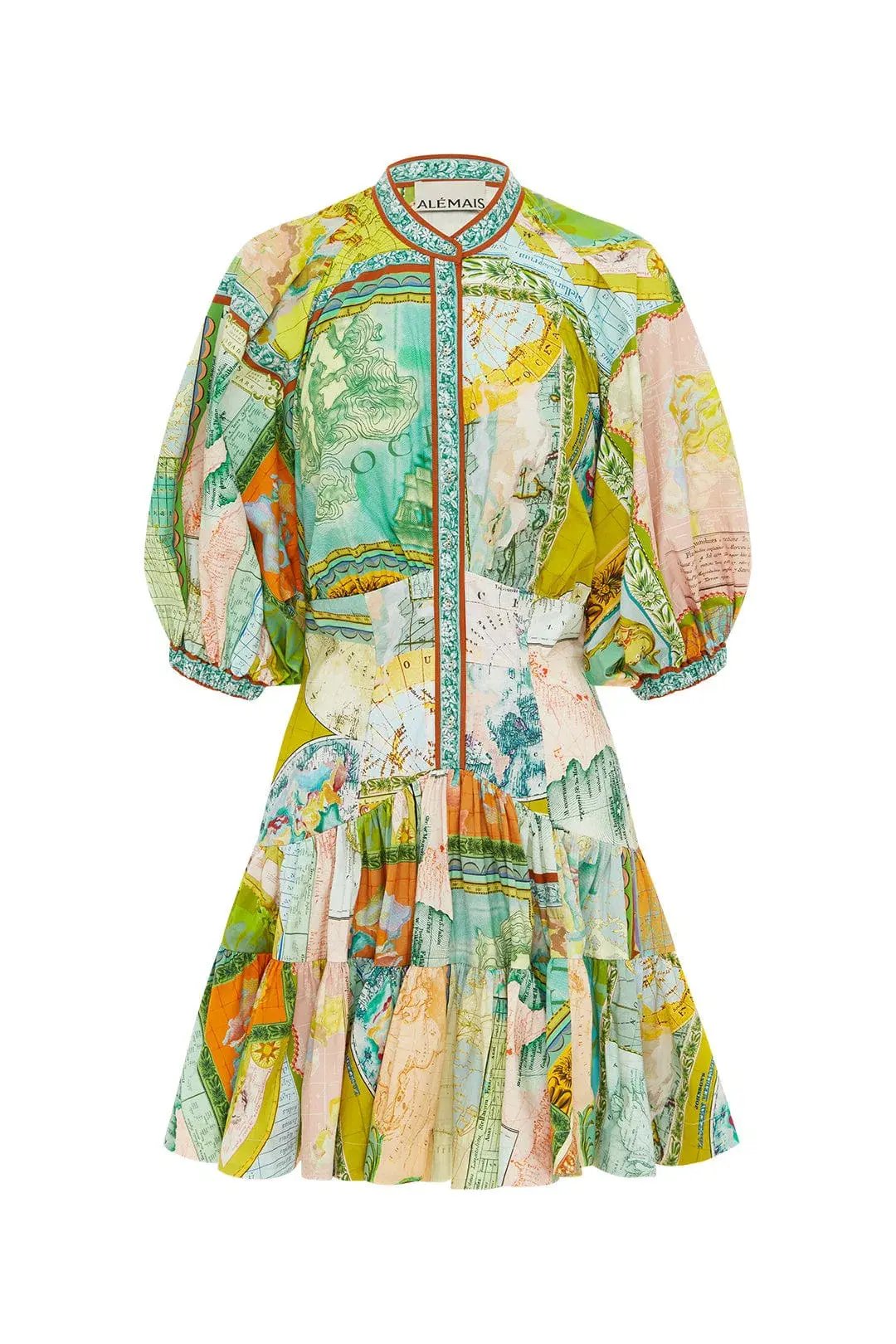 Alemais Atlas Mini Dress Multi Size 8 photo 4