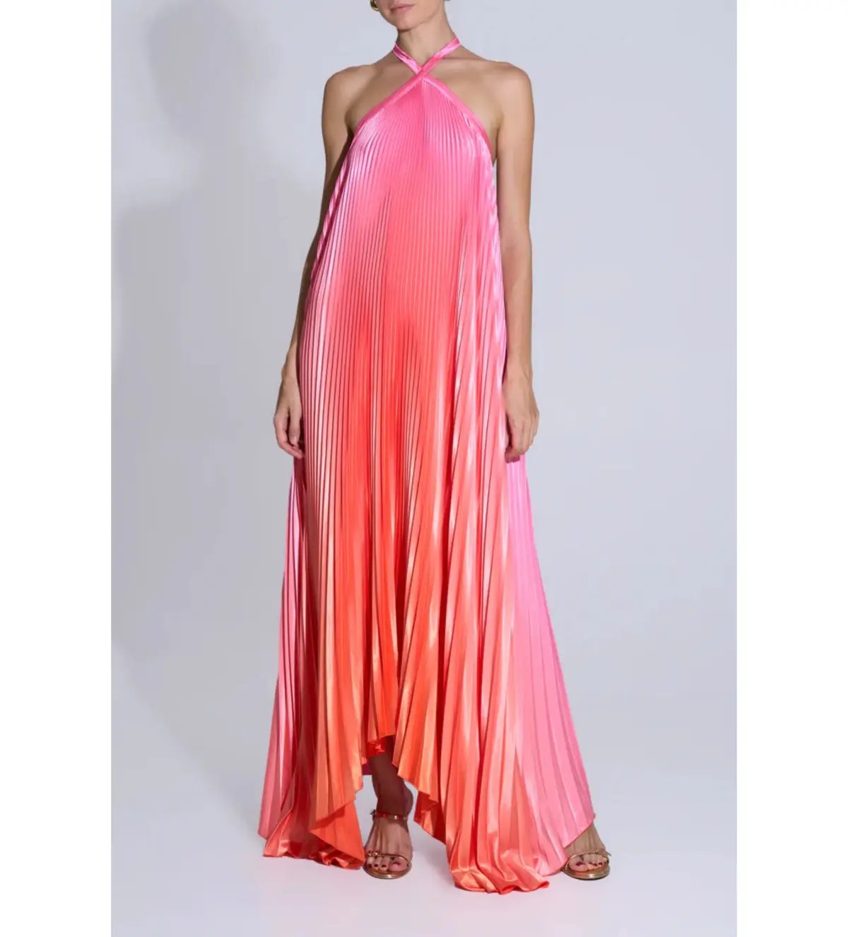 L'idee Deesee Gown Sunset Ombre Size 6 photo 2