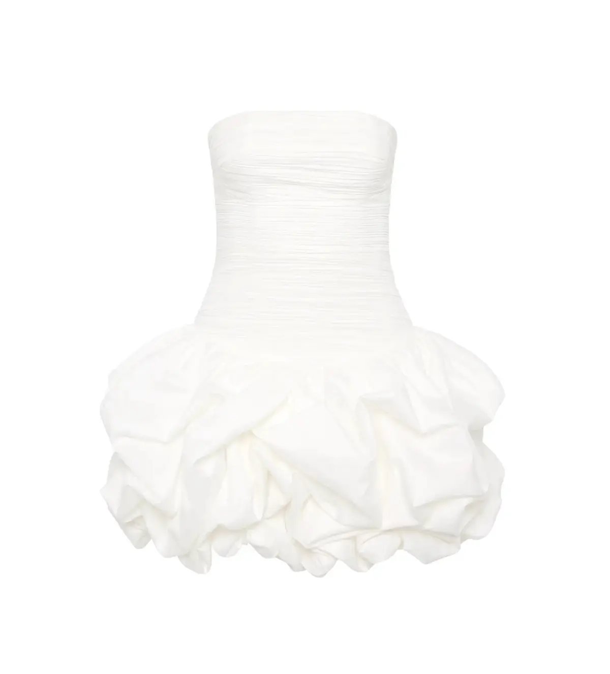 Aje Violette Bubble Hem Mini Dress Ivory Size 10 photo 7