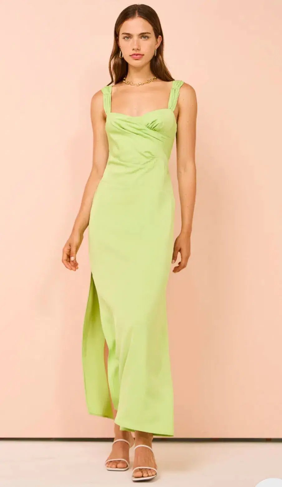 One Fell Swoop Ella Dress In Green Grape Size 10 photo 2