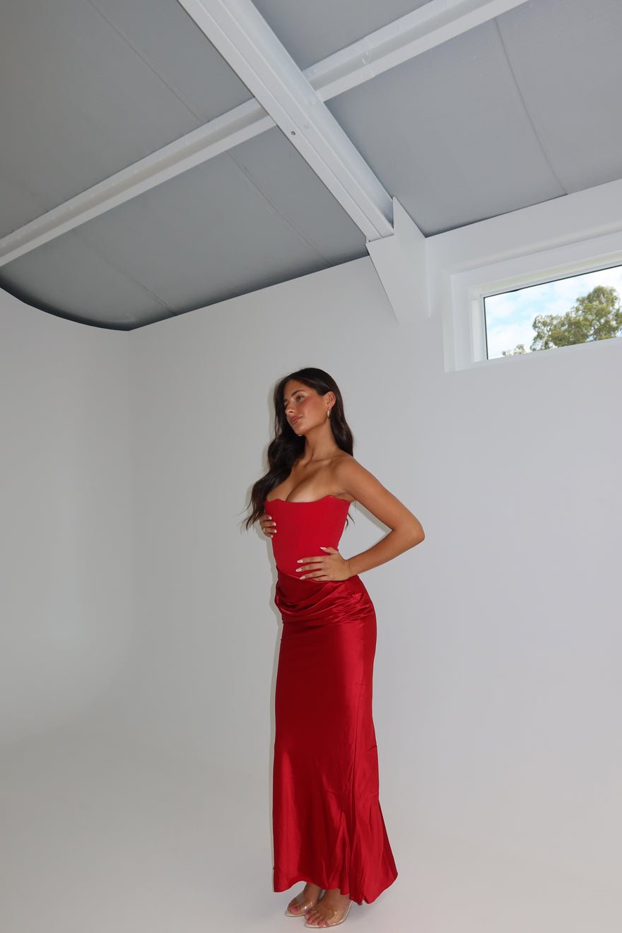 House of CB Persephone Gown Red photo 4