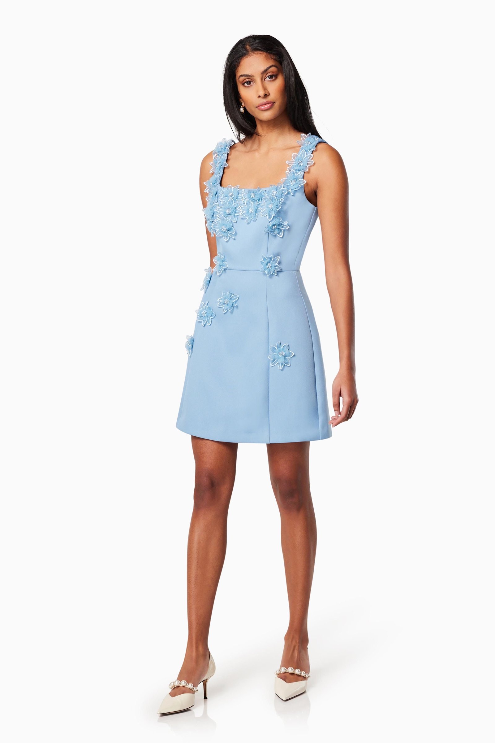 ELLIATT BRUGES DRESS - CORNFLOWER photo 3