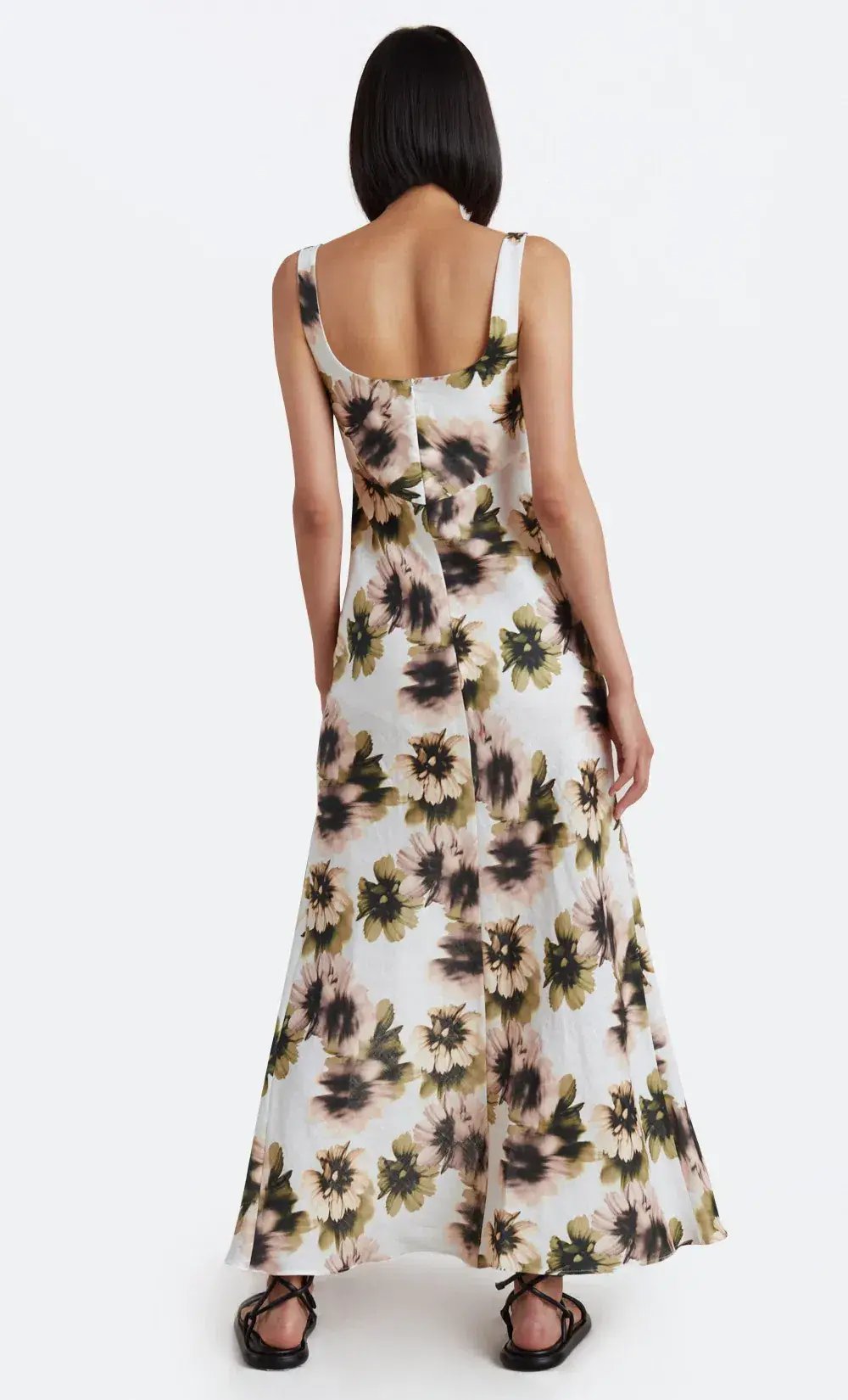 Bec & Bridge Bloom Linen Maxi Dress Floral Size 6 / XS photo 3