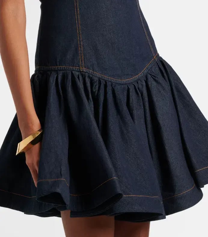 Zimmermann Crush denim minidress size 4/AU16 photo 3
