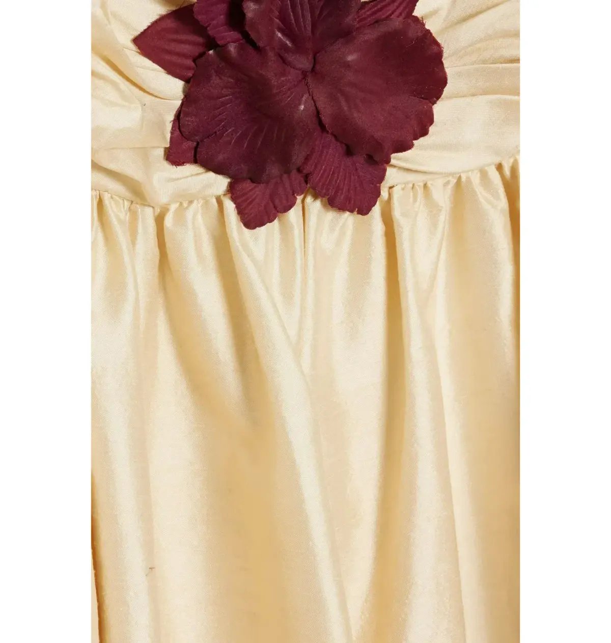Zimmermann Floral-appliquéd Ruched Silk-shantung Mini Dress in Natural Size 1 / AU 10 photo 3