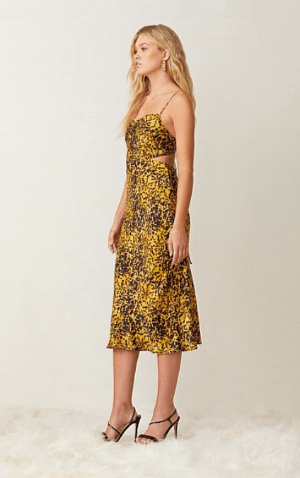 Bec & Bridge Turtle Rock Midi Dress Print Size 6 photo 2