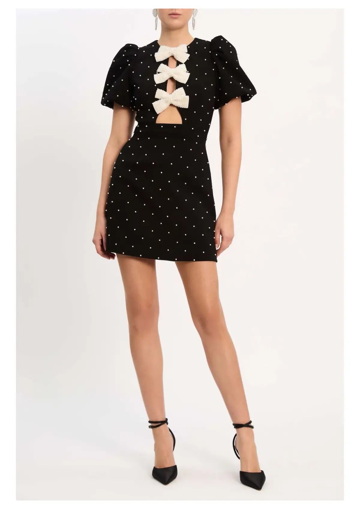 Rebecca Vallance Veronica Mini Dress Black Size 6 photo 2