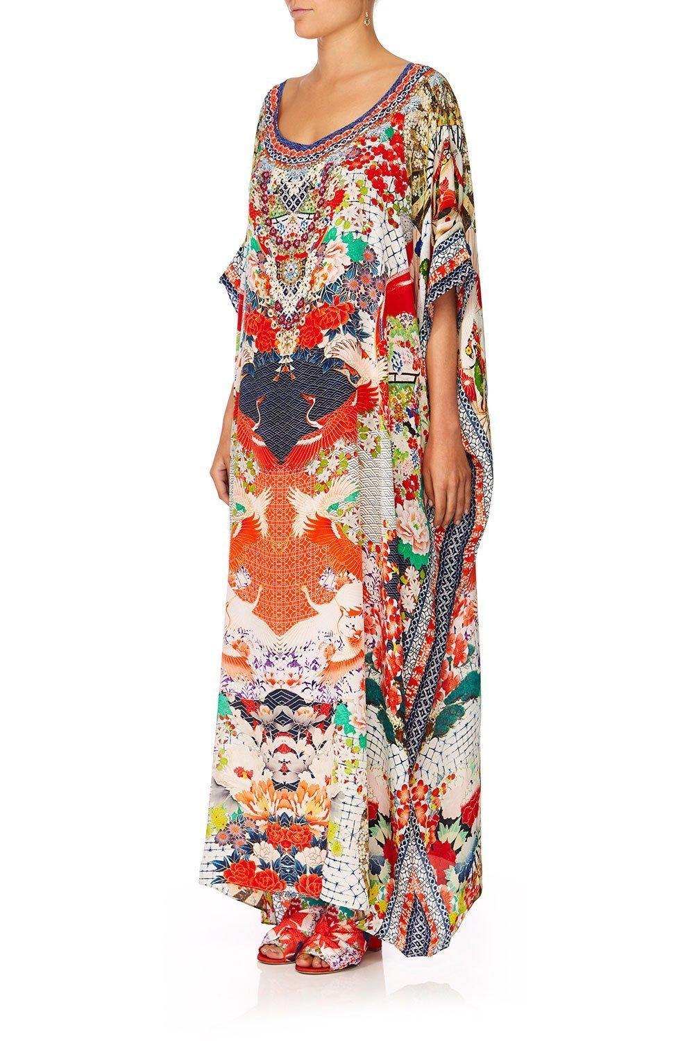 Camilla Geisha Girl Round Neck Kaftan One Size photo 6