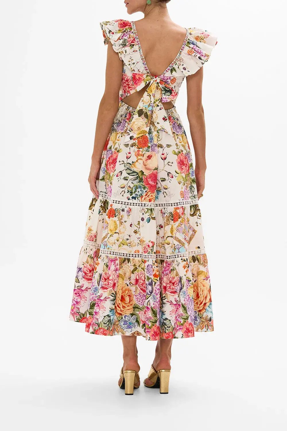 Camilla Sew Yesterday Maxi Dress Floral Size 8 photo 2