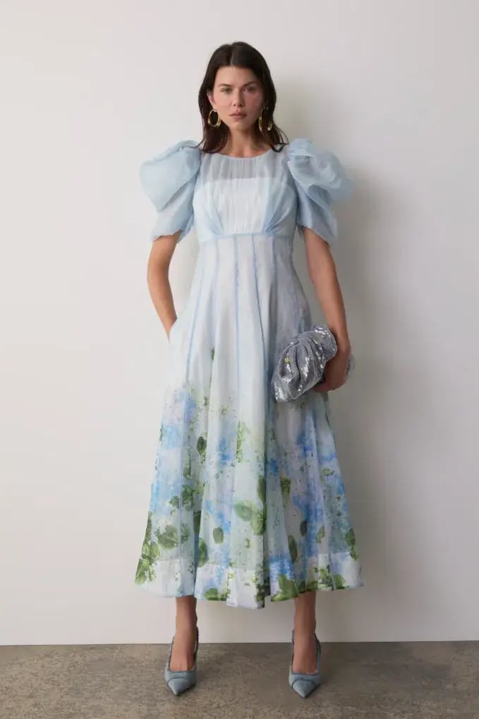 Aje Clementine Midi Dress Floral Size 10 photo 5