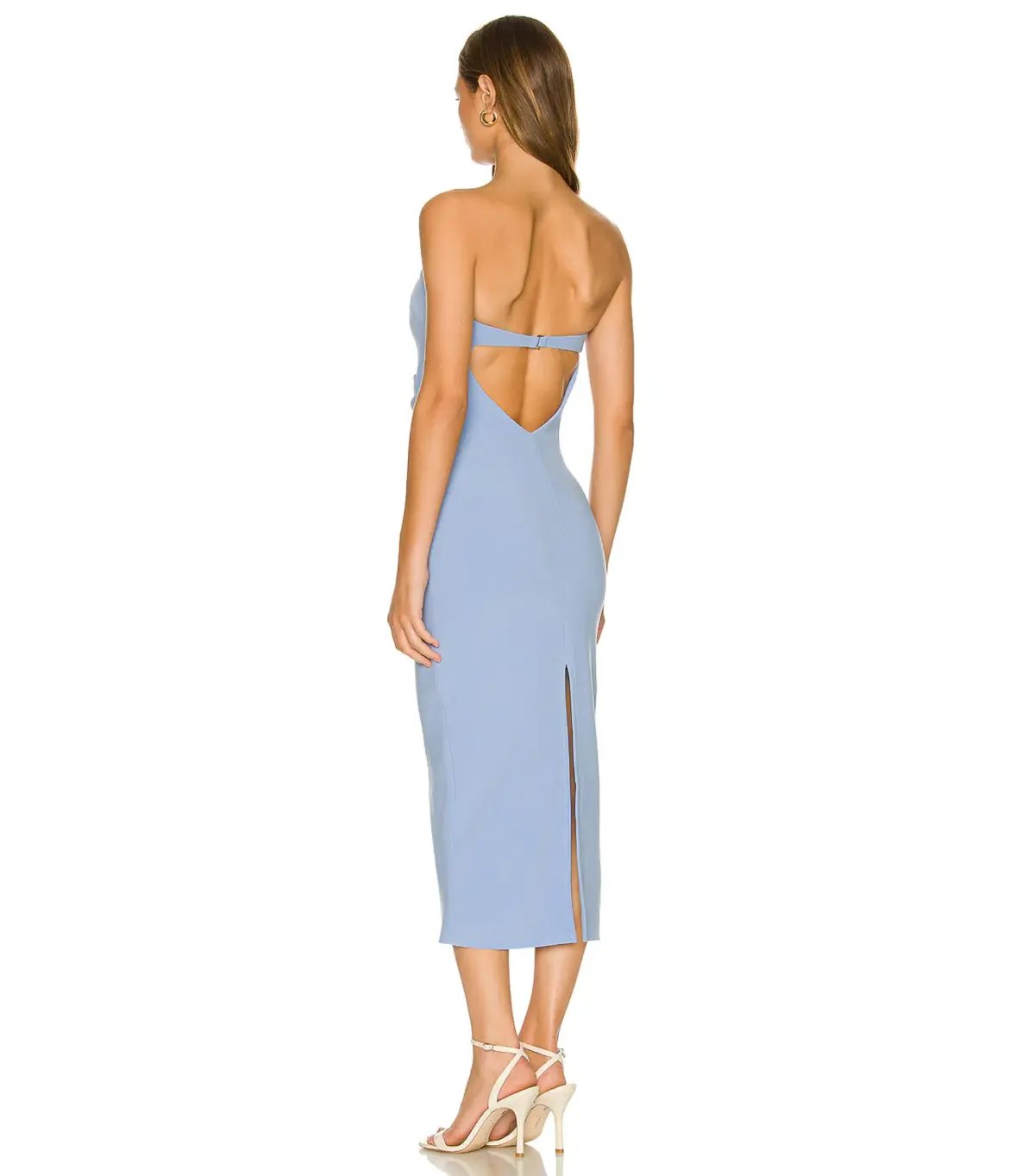 Bec & Bridge Noa Midi Dress Sky Blue Size AU 10 photo 3