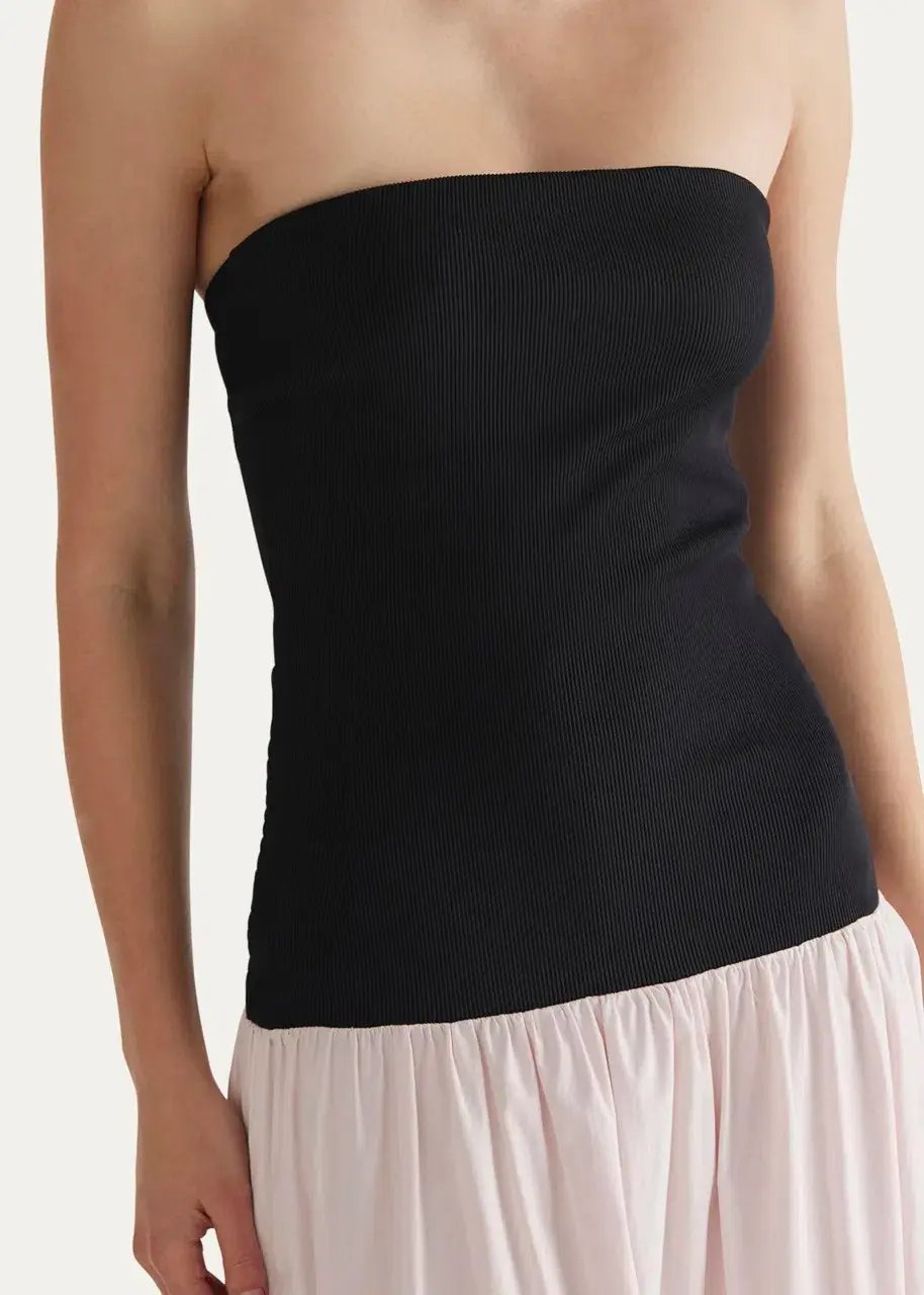 ANNA QUAN Amyra Strapless Dress Peony Pink 6 photo 3
