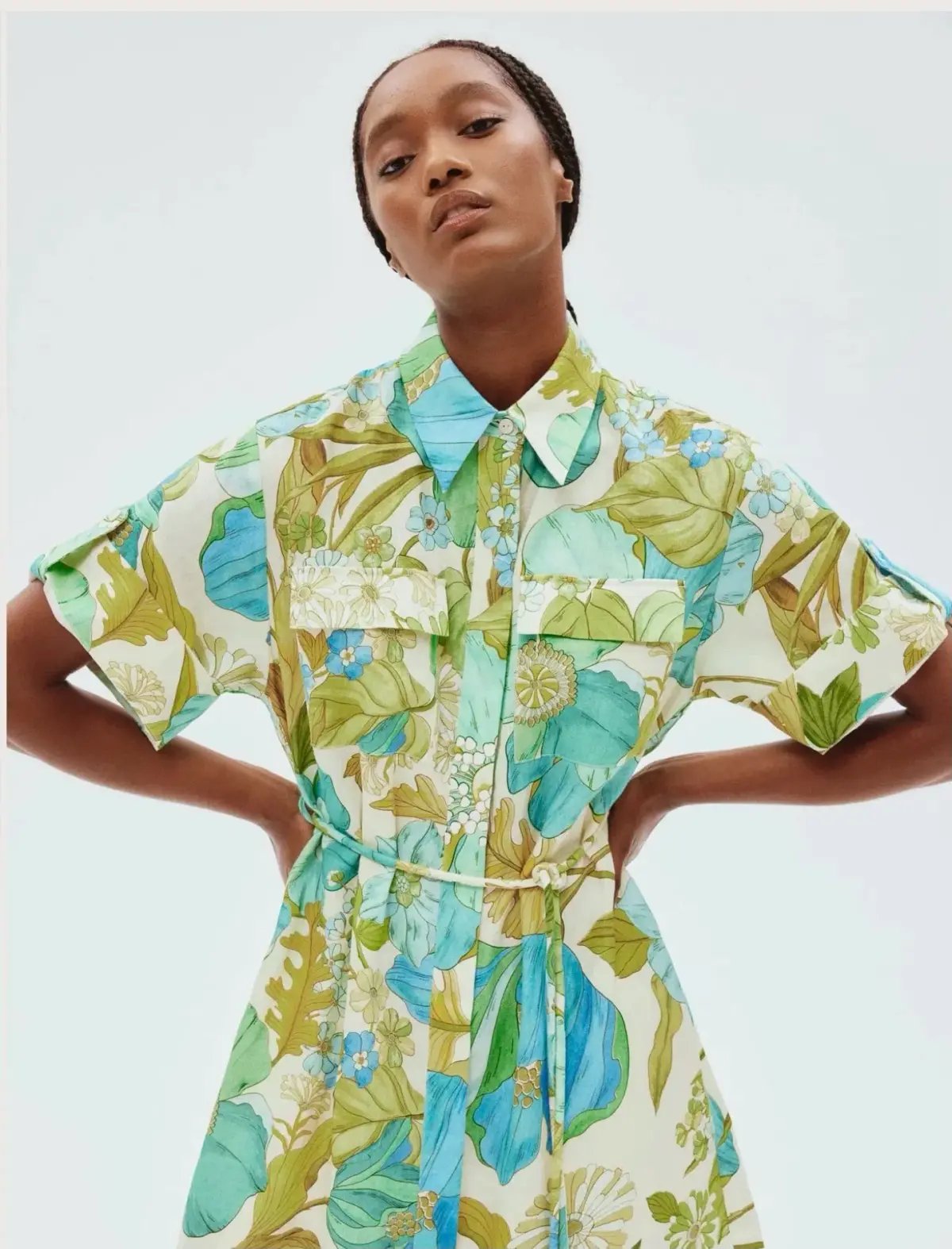 Alemais Janis Shirt Dress Floral Size 14 photo 4