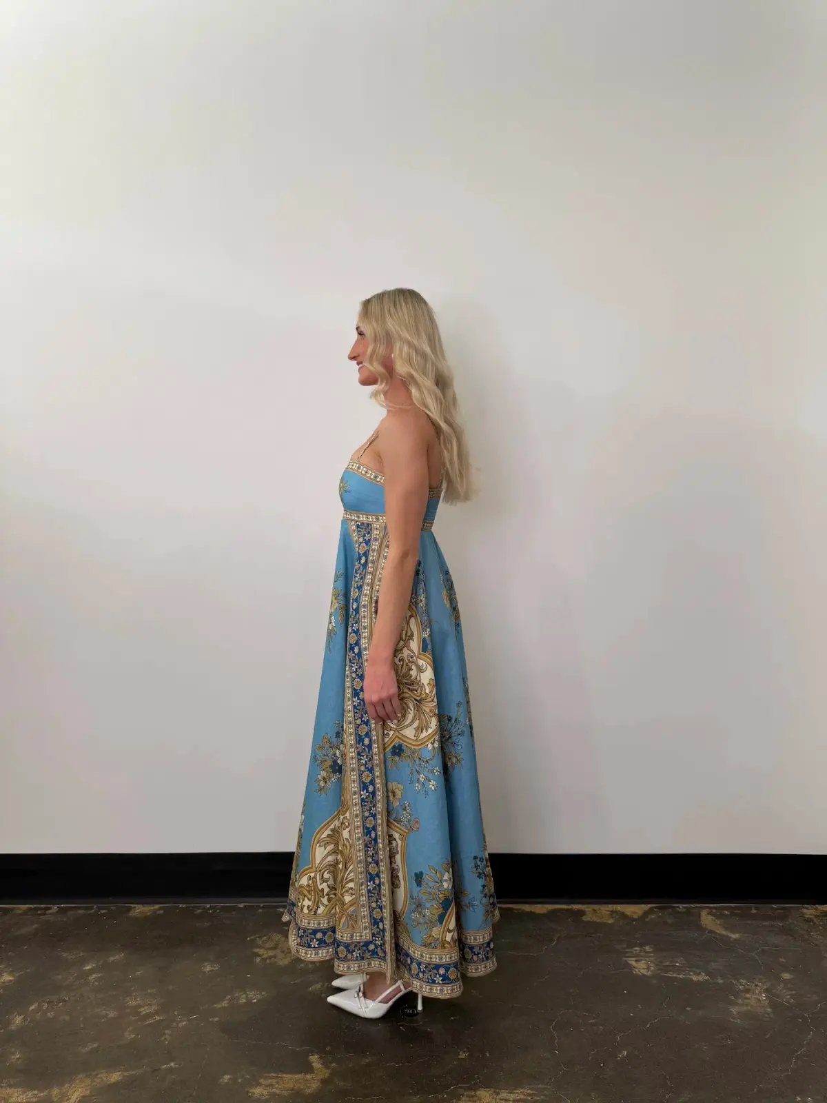 Alemais X La Sirena Exclusive Cassie Sundress Maxi Dress Print Size 10 photo 3