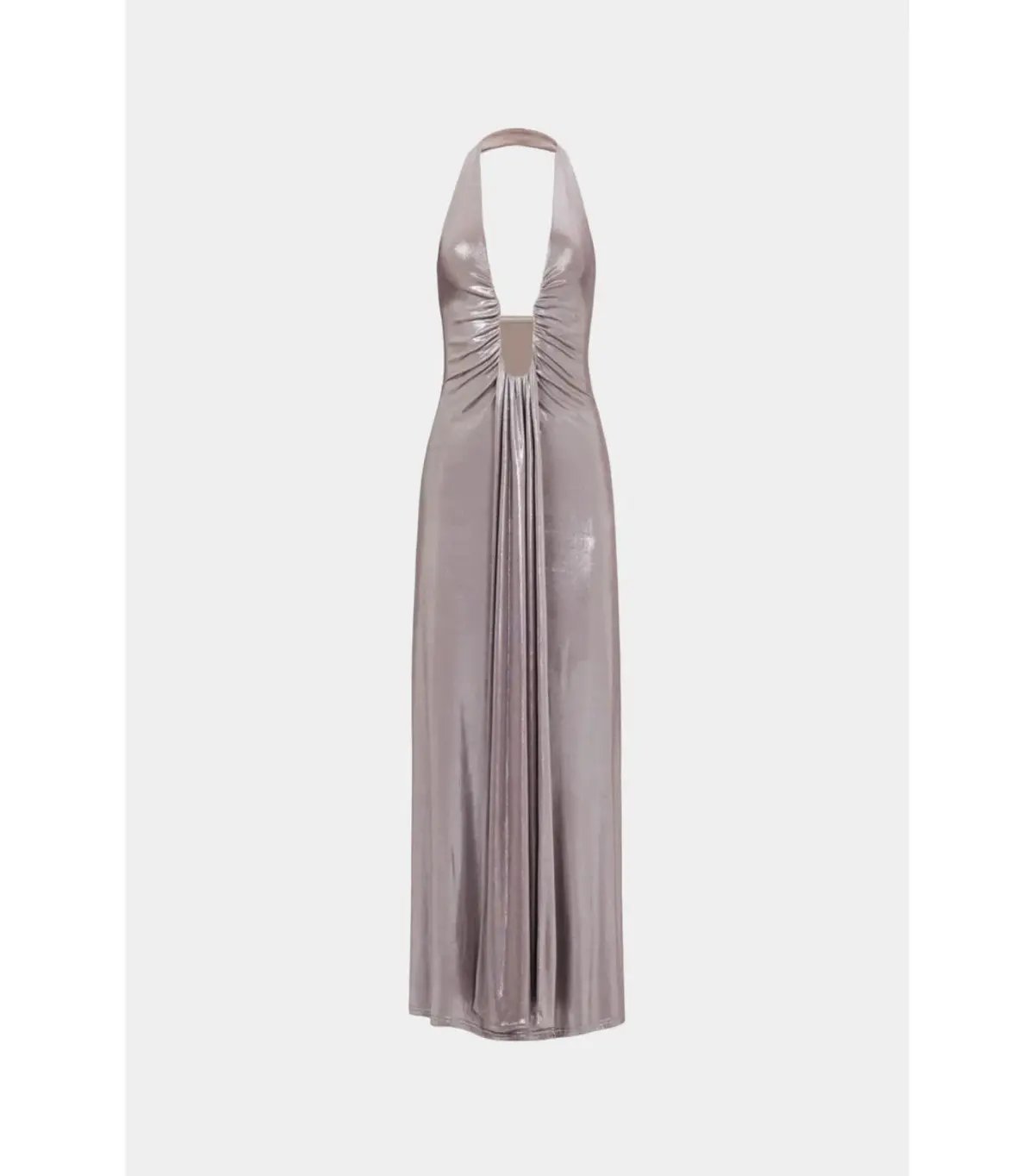Misha The Jennifer Foil Jersey Maxi Dress in Cinder Size AU 8 photo 3