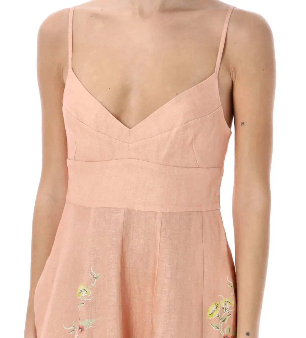Zimmermann Matchmaker Picnic Dress in Buff/Coral Floral Size 1 / AU 10 photo 2
