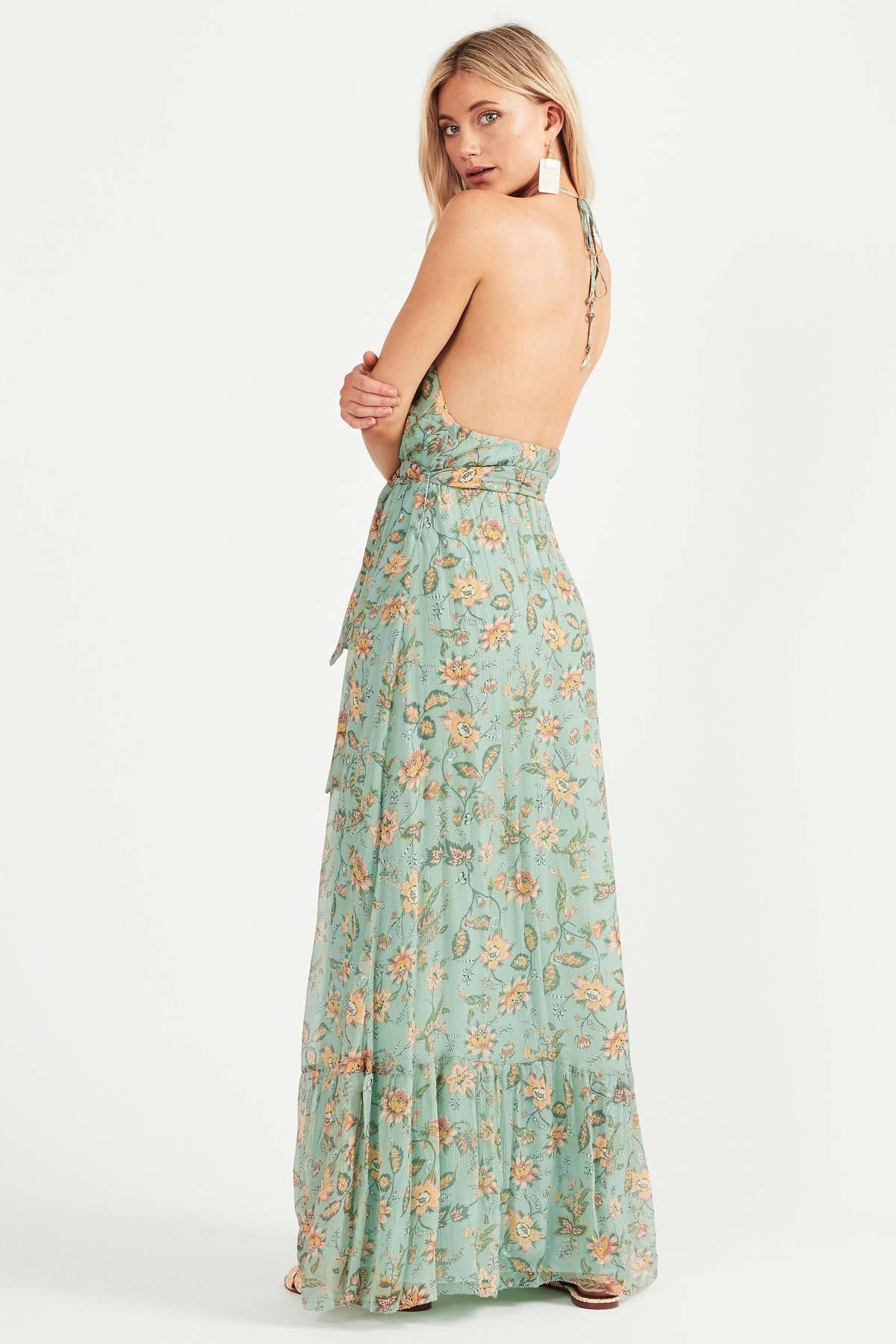 Tigerlily Persi Silk Maxi Dress photo 2