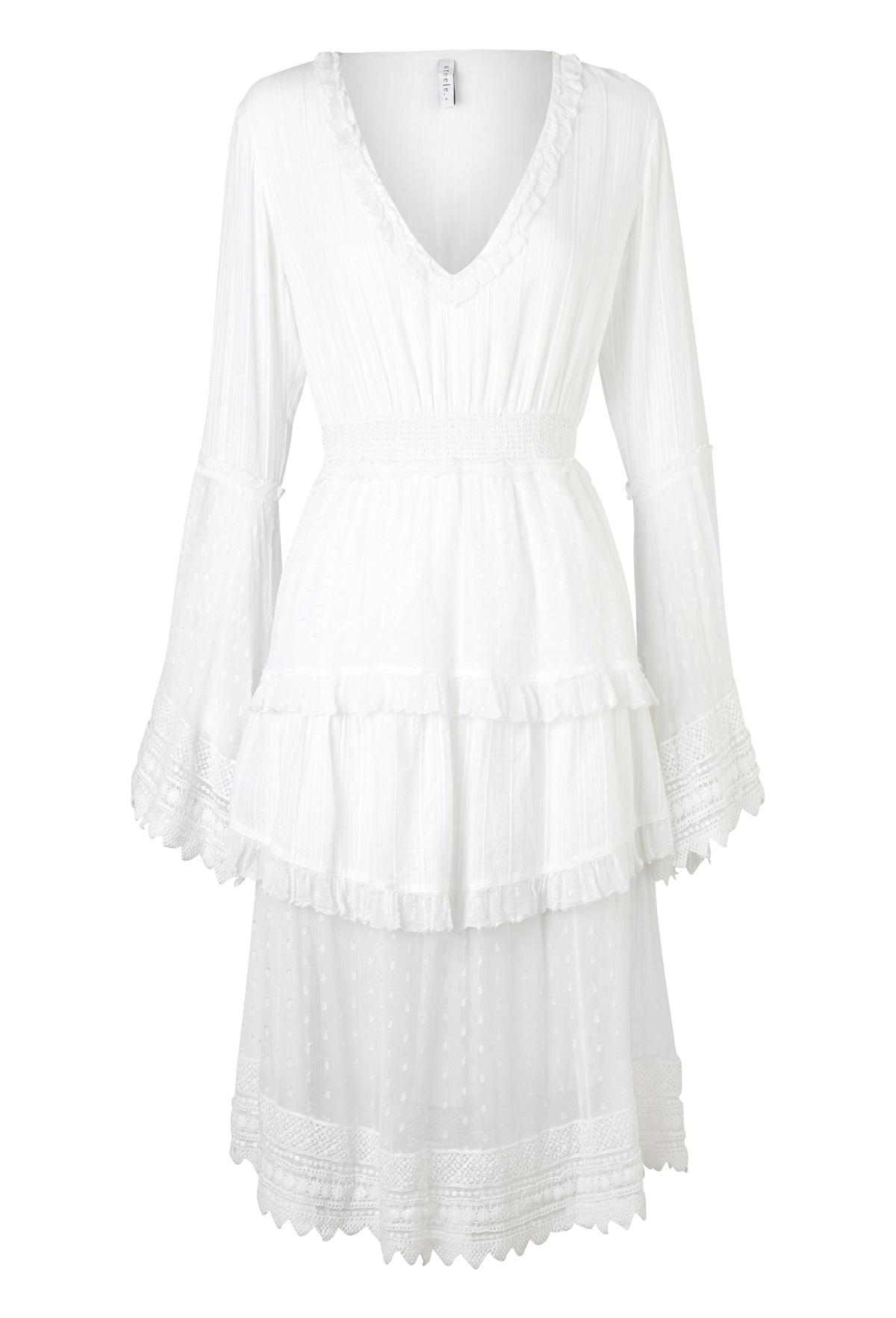 STEELE Stardust Dress White size 8 photo 2