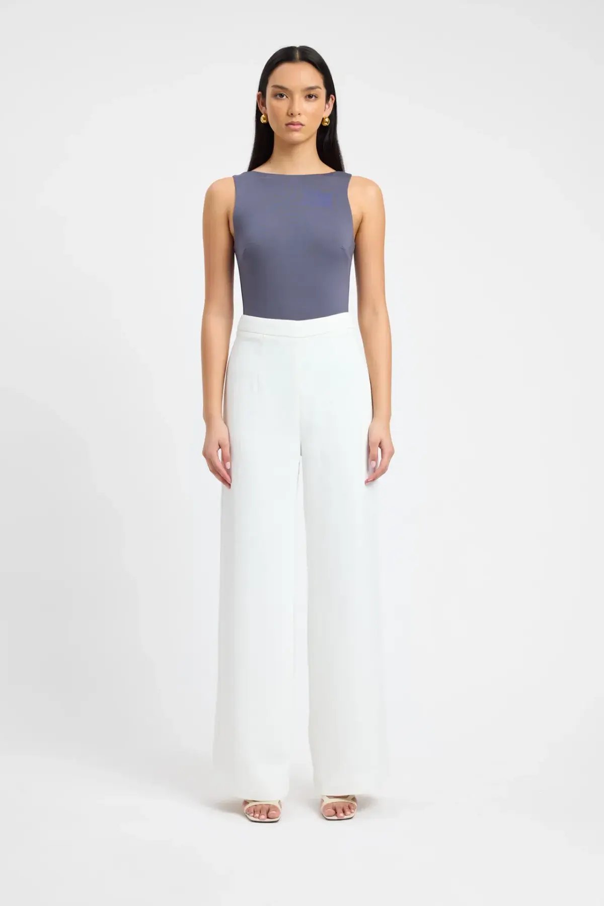 Kookai Ariel Corset & Willow Pants Set in White Size 8 photo 2