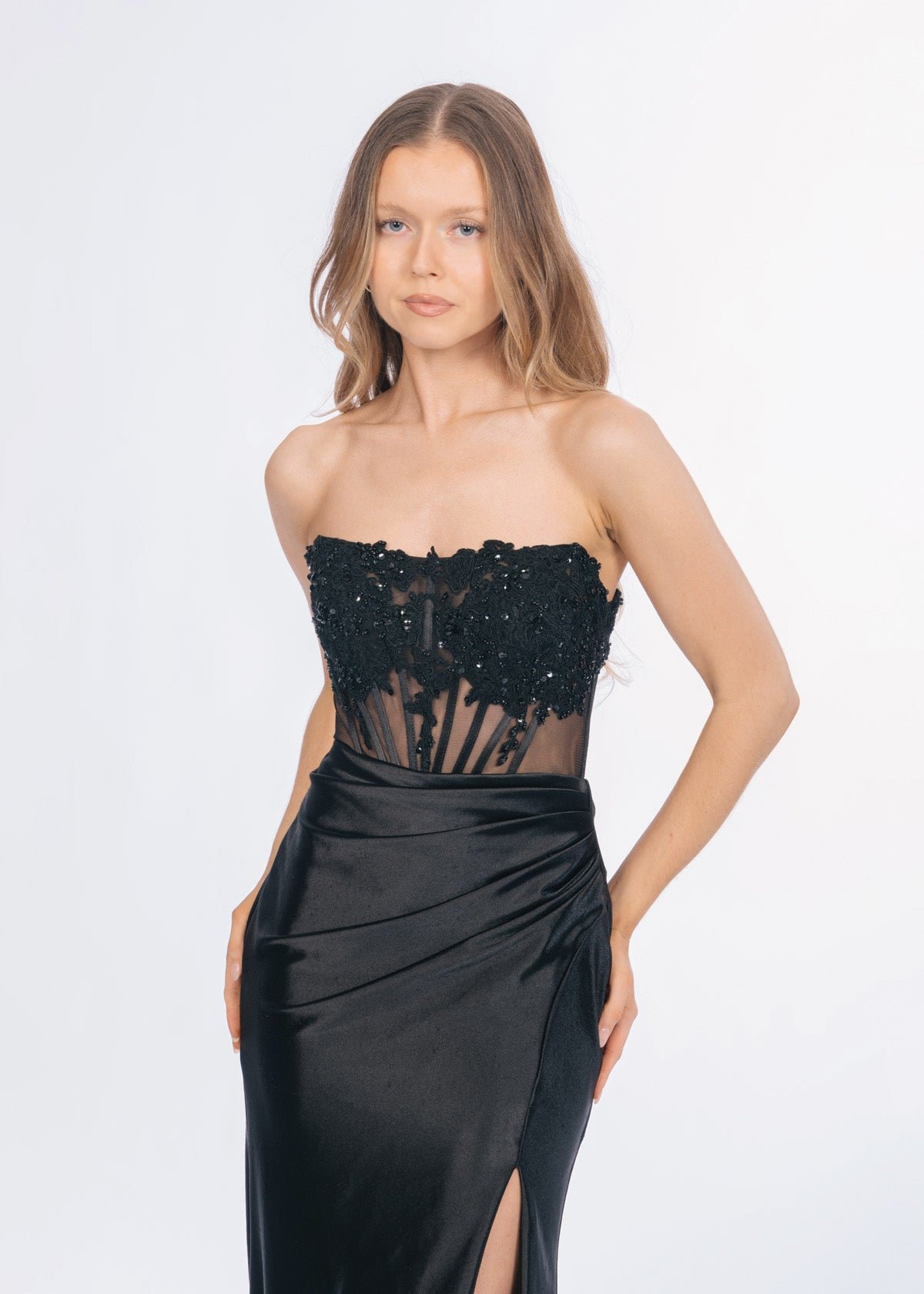 Ondine Dress in Black photo 3