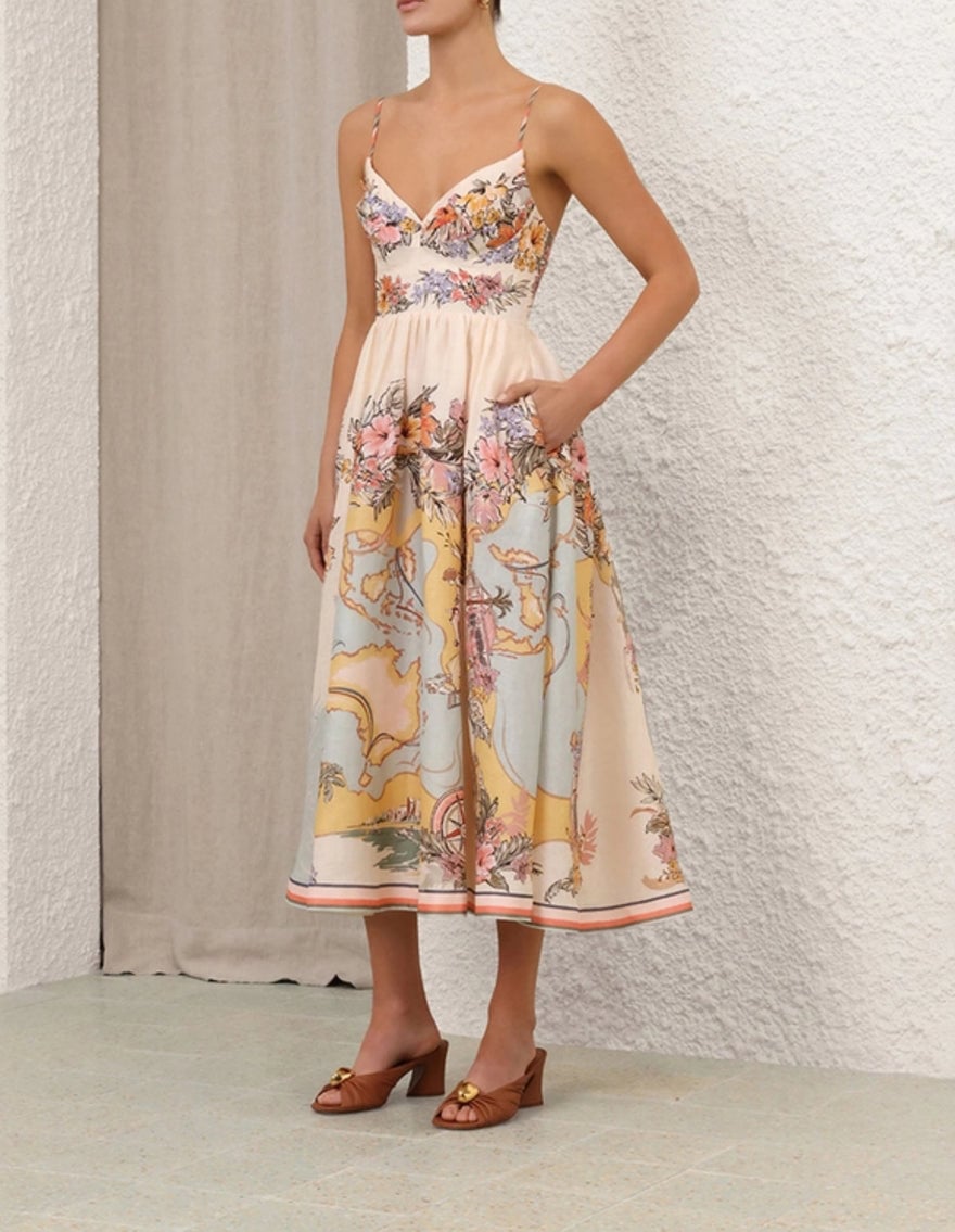 Zimmermann Tallow Tucked Bodice Dress photo 3
