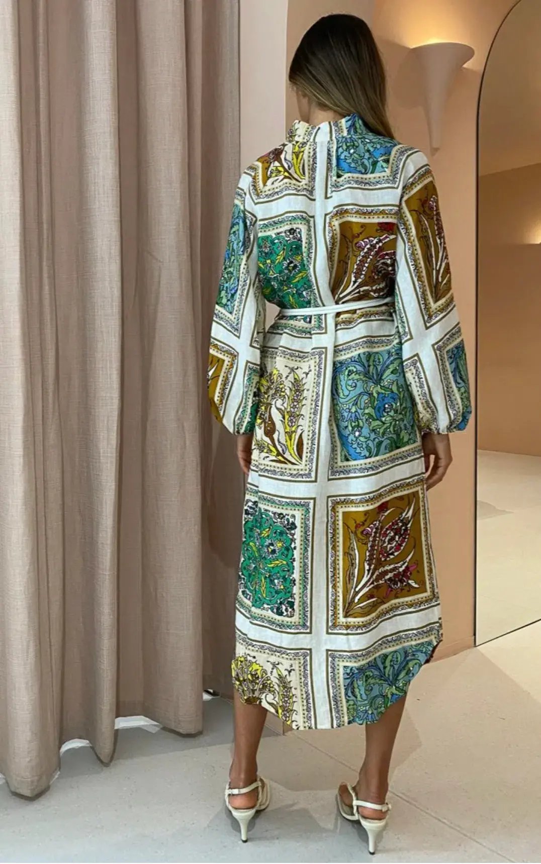 Alemais Delphine Shirtdress Print Size 12 photo 3