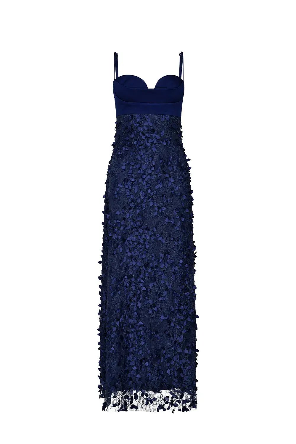 Manning Cartell Enchantment Slip Maxi Dress Navy Blue Size 8 photo 4