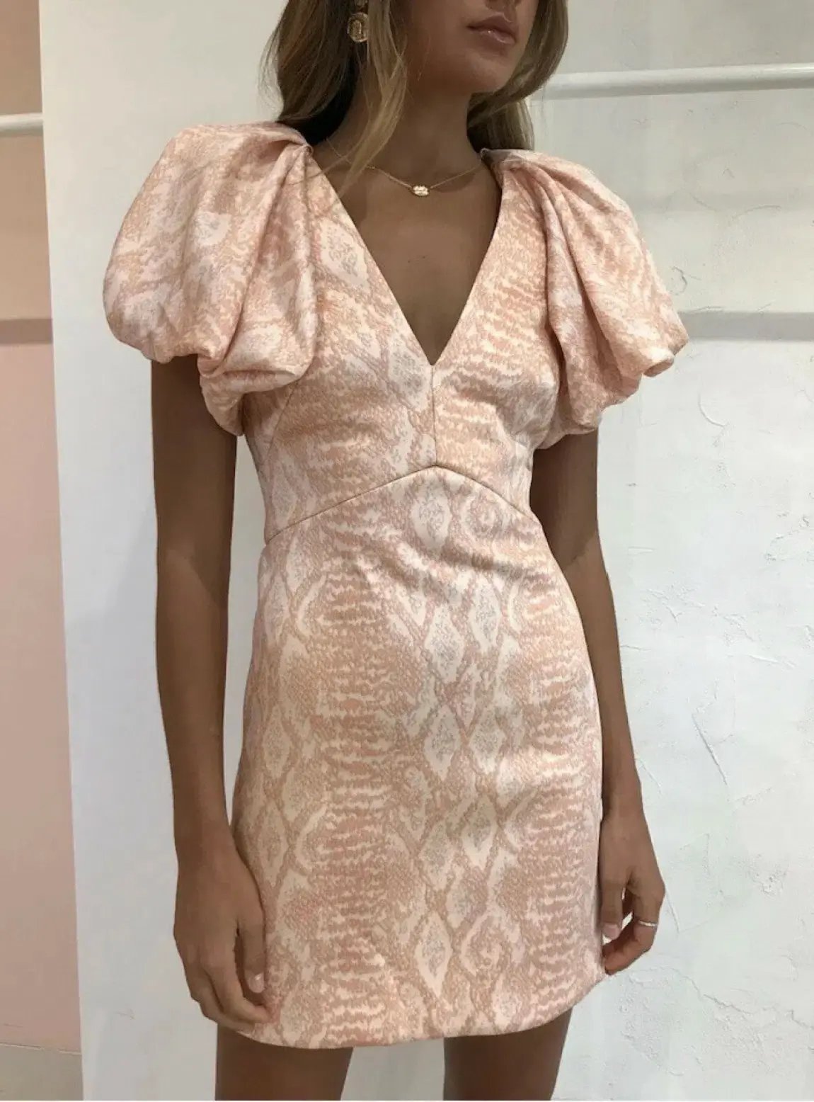 Acler Raven Dress Peach Size AU 12 photo 2