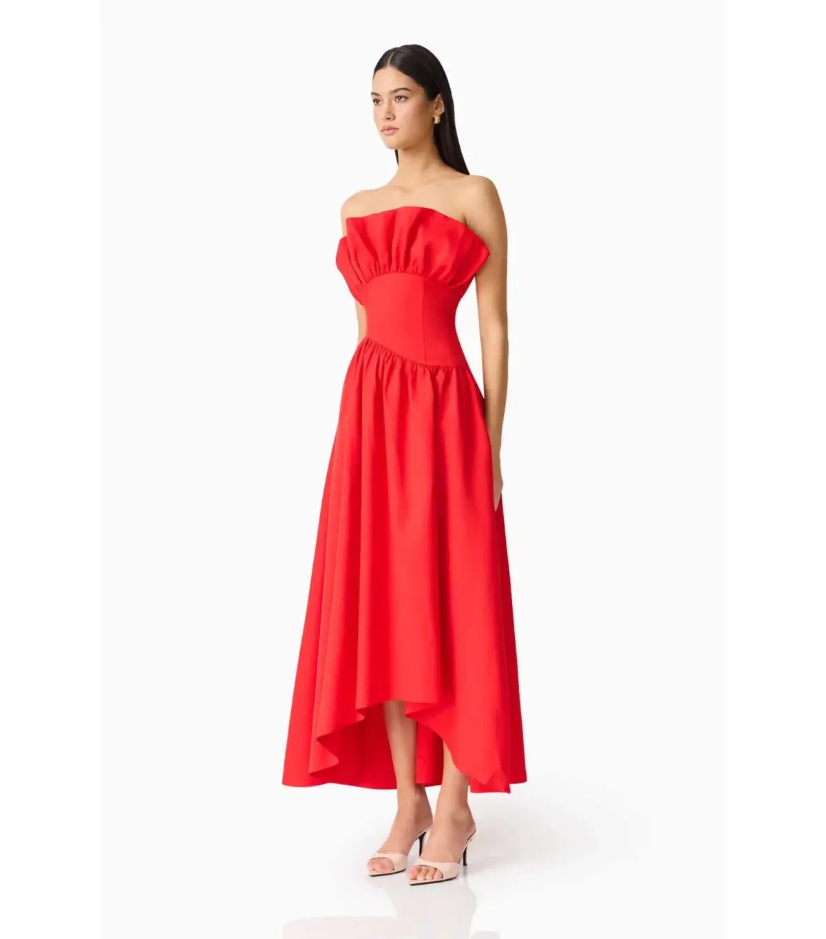 Elliatt Laurel Sleeveless Maxi Dress in Red Size Small / AU 8 photo 2