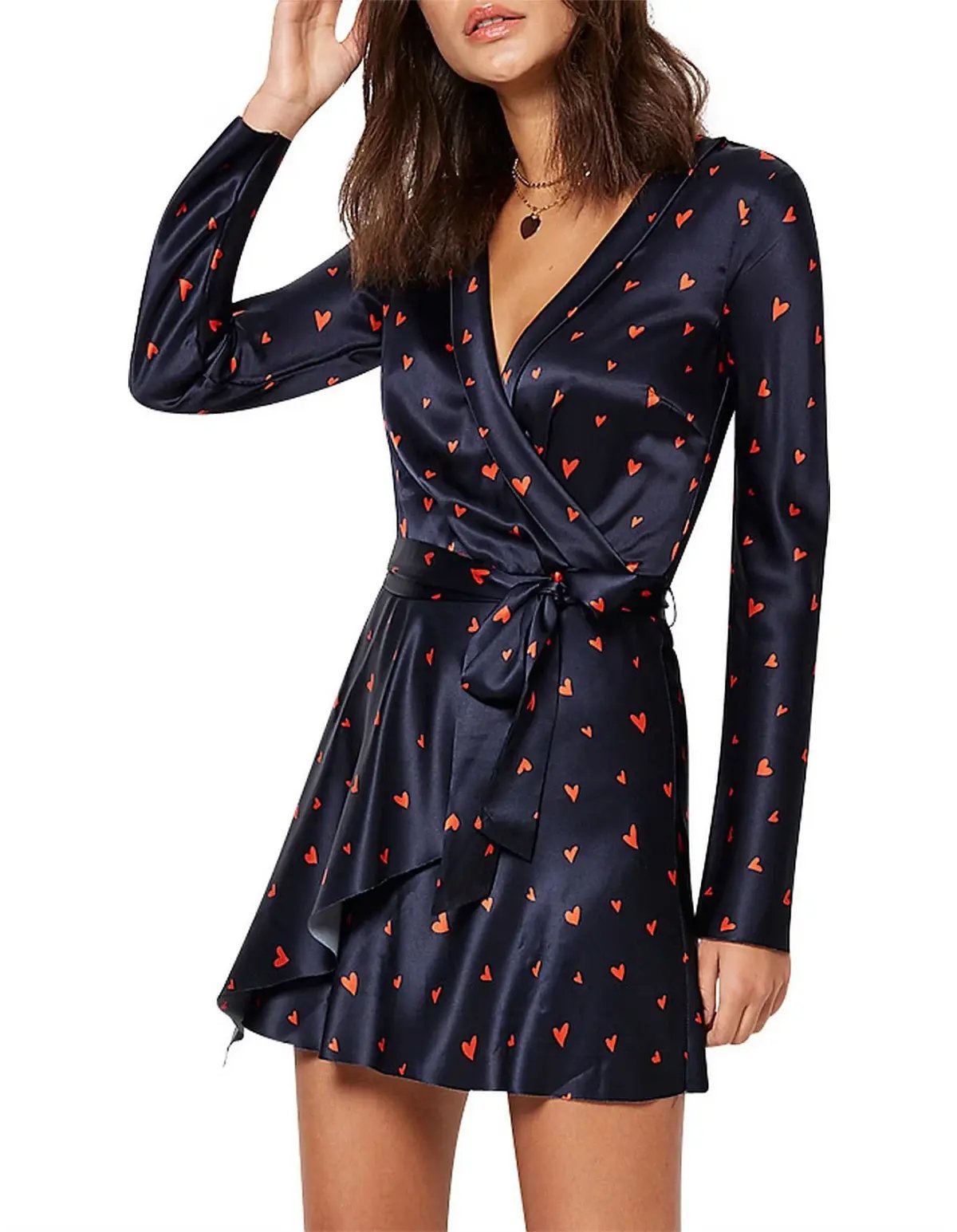 Bec & Bridge Love Spell Mini Dress Navy Red Size 10 photo 4