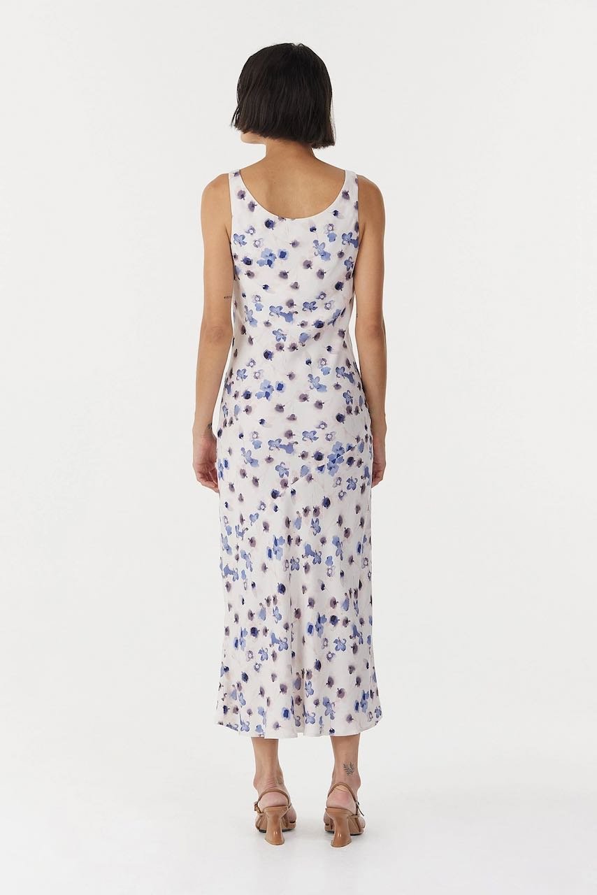 THIRD FORM BLUE BELL COWL SLIP DRESS - FLORAL photo 3