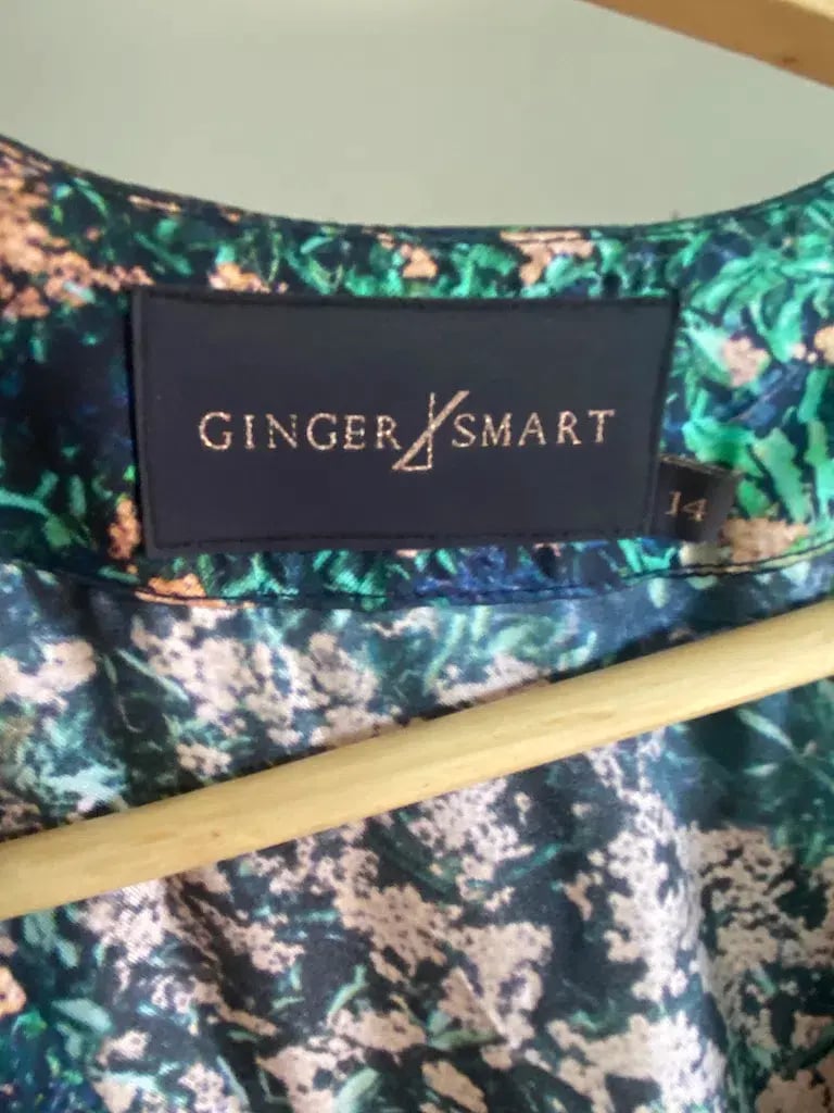 Ginger & Smart Jumpsuit Green Size AU 14 photo 4