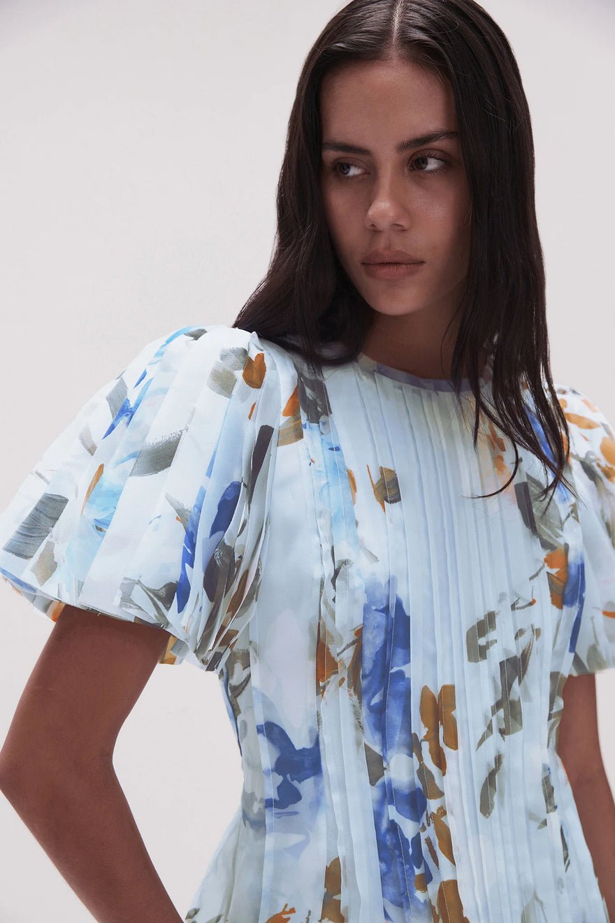 Aje Nova Pleated Midi Dress photo 3