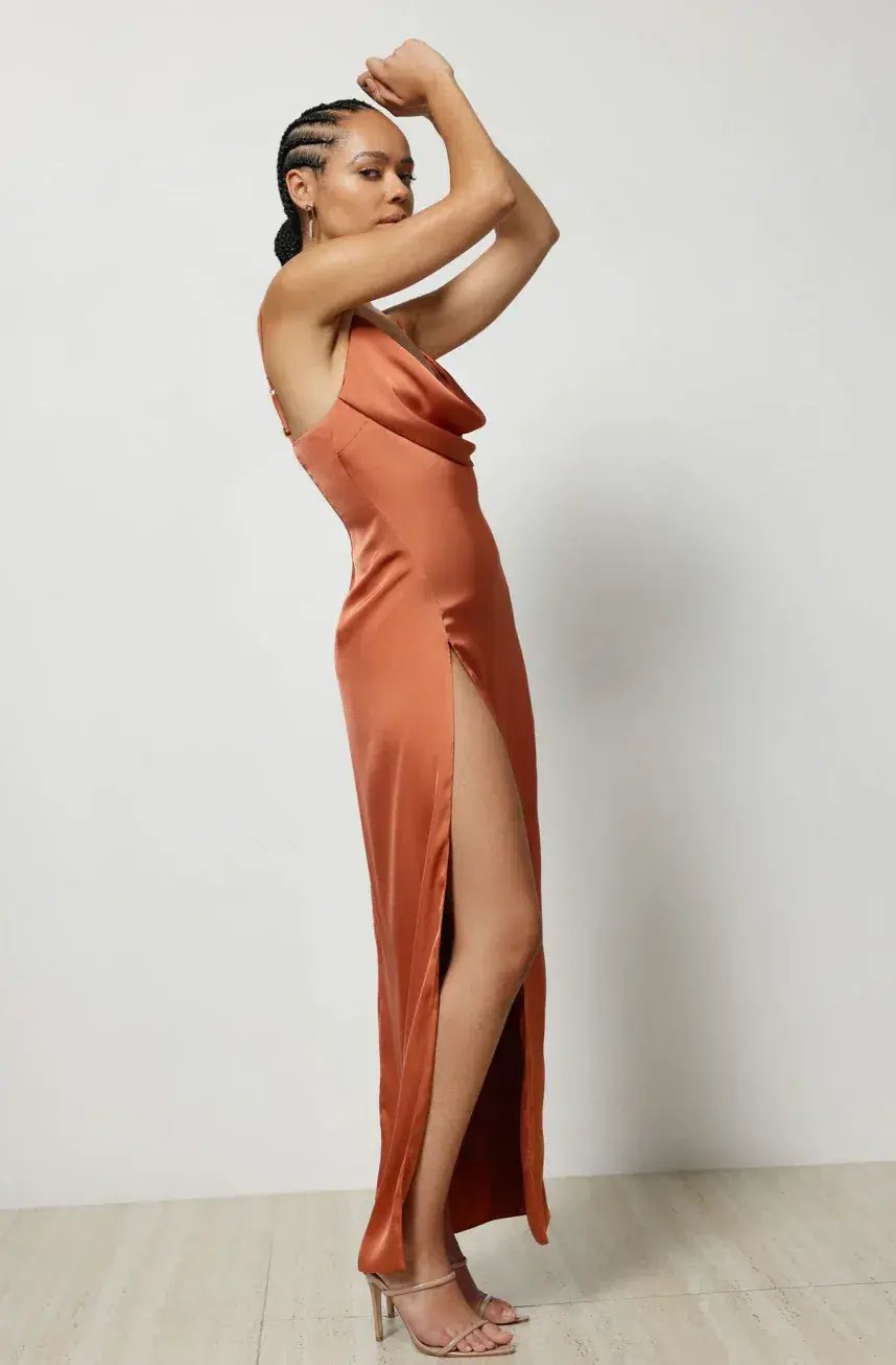 Lexi Mila Dress Rust Size 12 photo 2